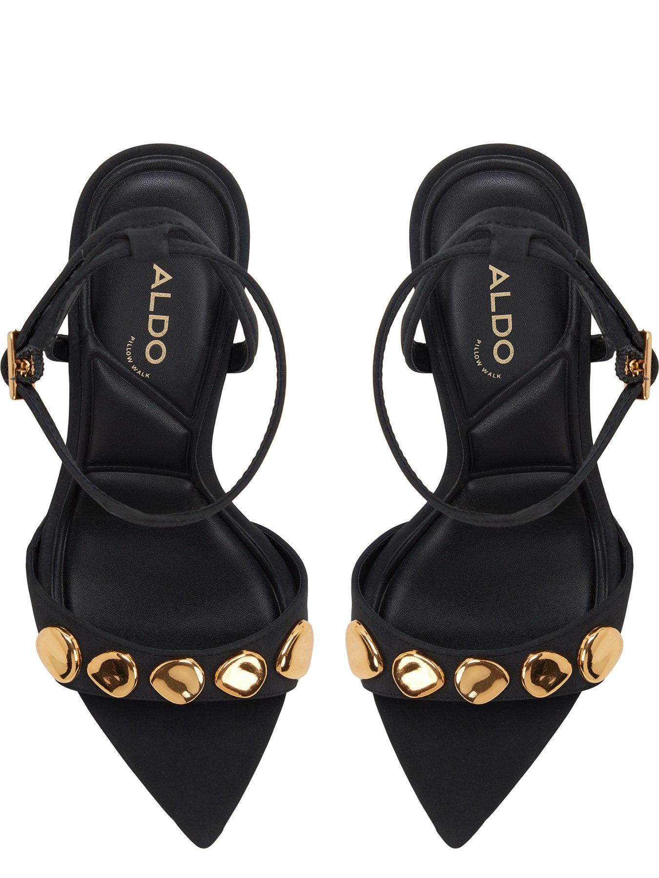 Image 4 of 6 of Aldo Leara Synthetic Heeled Sandals - Other Black
