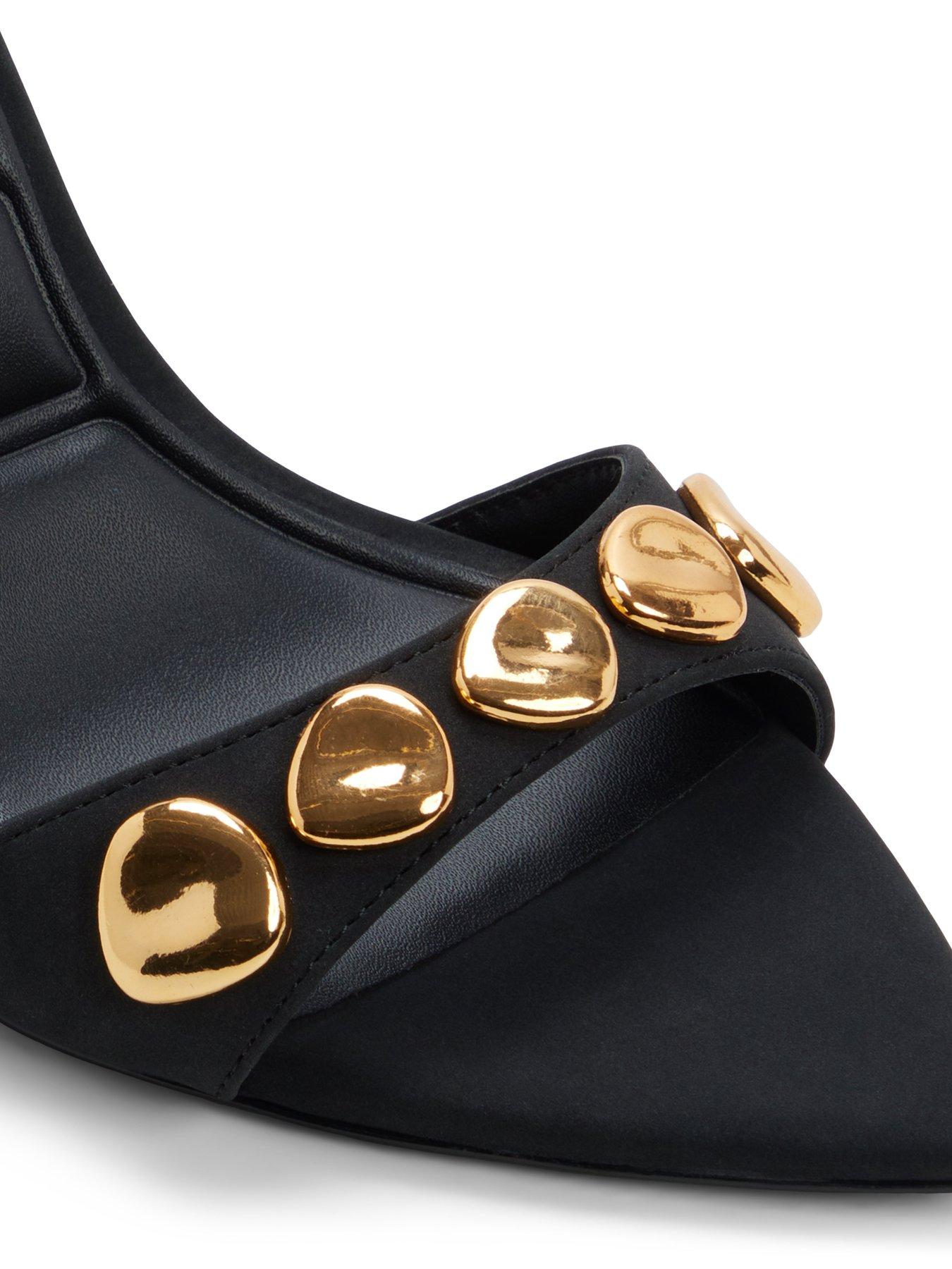 Image 6 of 6 of Aldo Leara Synthetic Heeled Sandals - Other Black