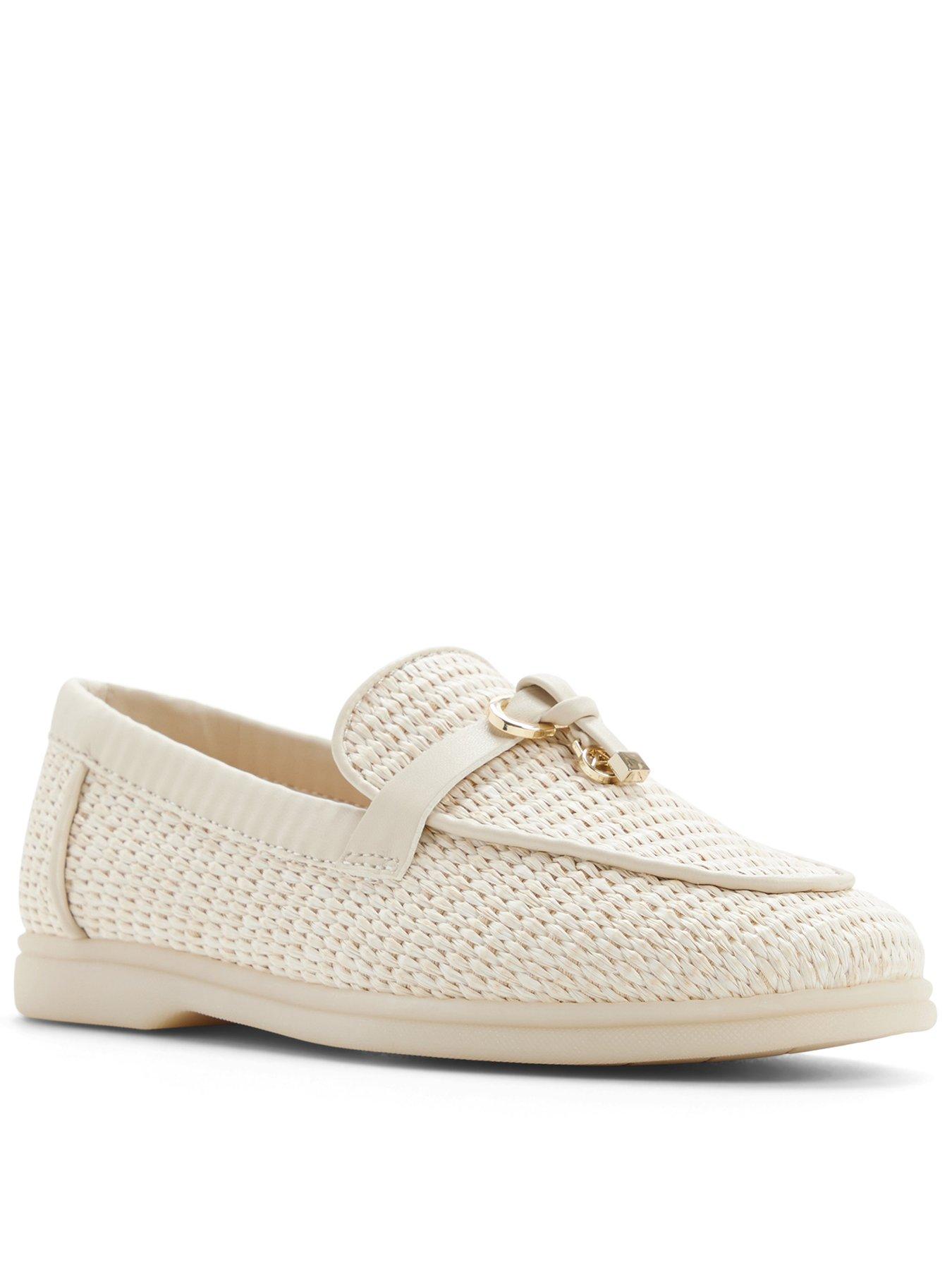 Aldo Creras Textile Loafers - Cream