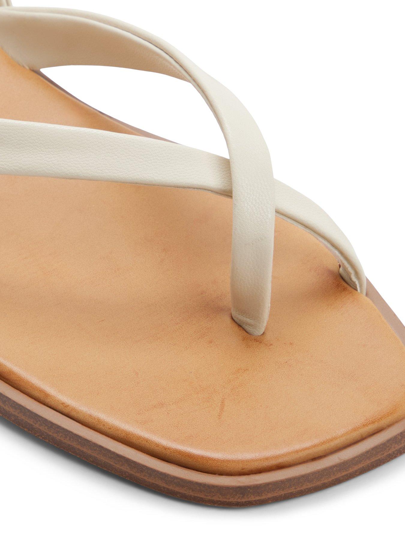 Image 5 of 5 of Aldo Daressi Synthetic Flat Sandals - Other White