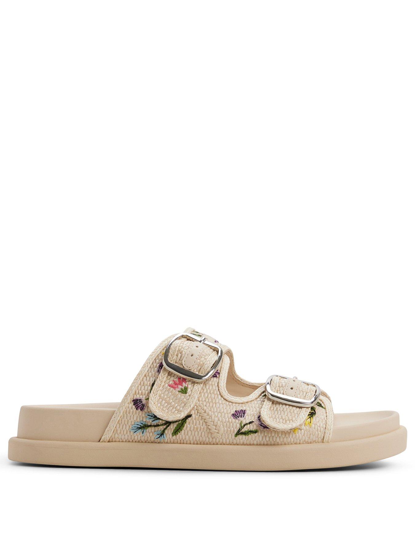 Image 2 of 5 of Aldo Bohochic Textile Footbed Sandals - Multi