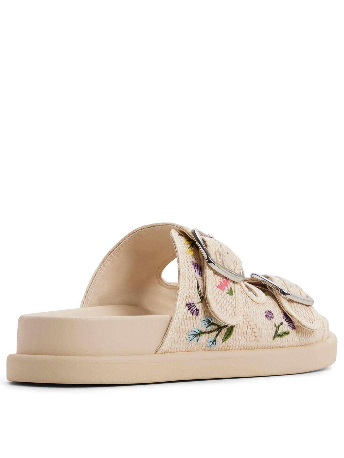 Image 3 of 5 of Aldo Bohochic Textile Footbed Sandals - Multi
