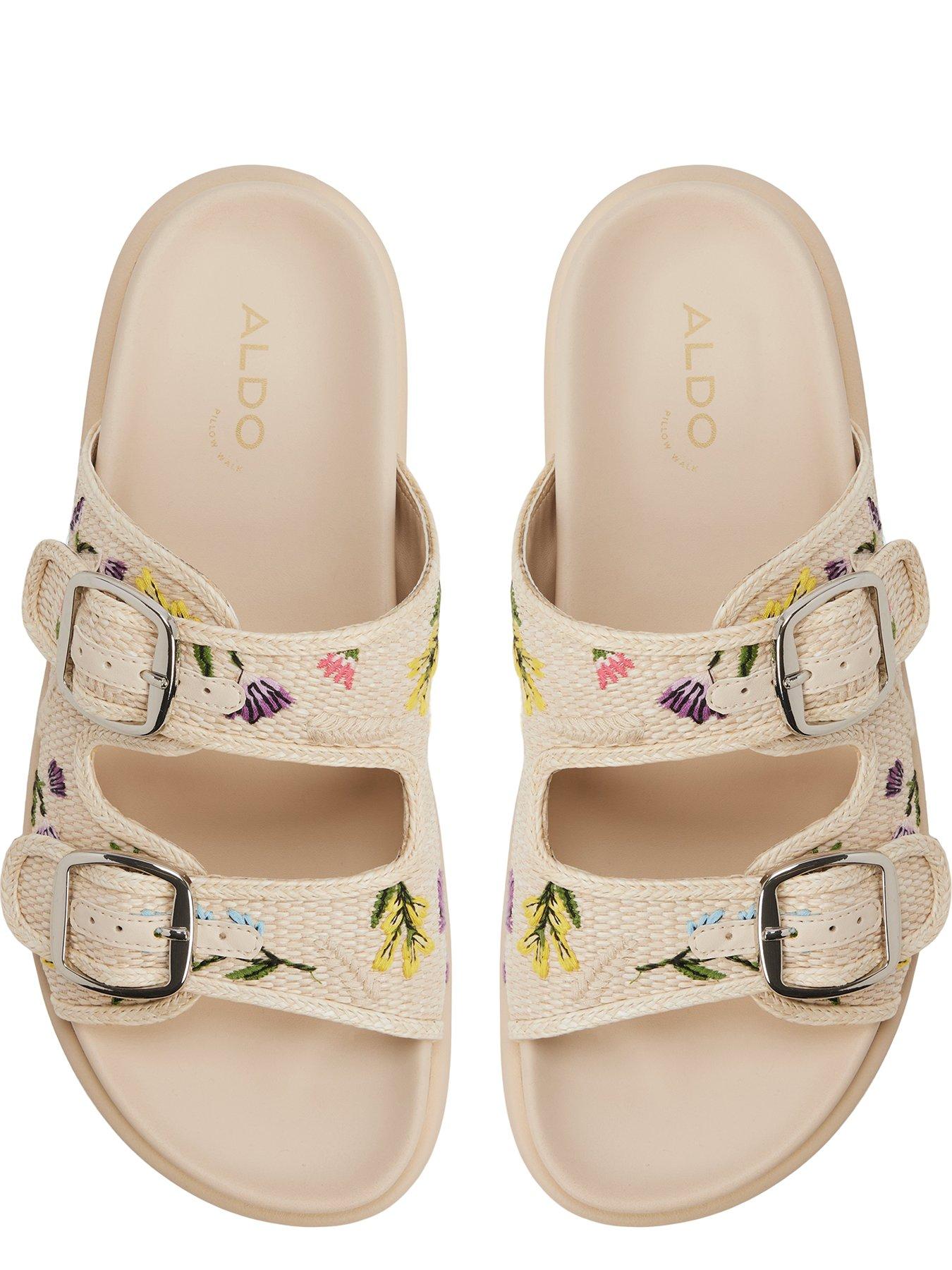 Image 4 of 5 of Aldo Bohochic Textile Footbed Sandals - Multi
