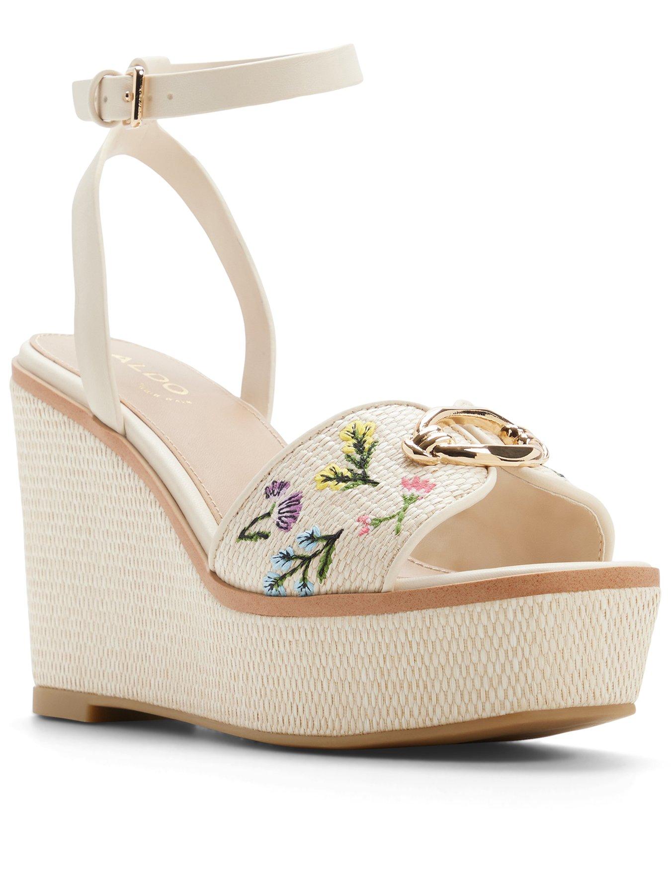 Image 1 of 5 of Aldo Carrabririel Synthetic Wedge Sandals - Multi