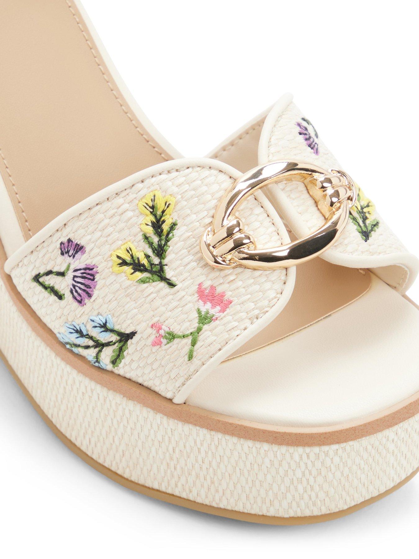 Image 5 of 5 of Aldo Carrabririel Synthetic Wedge Sandals - Multi