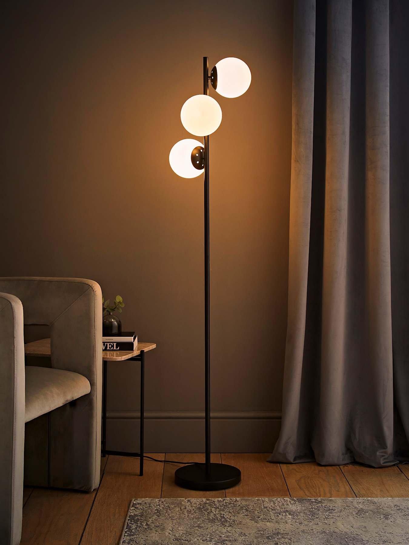 Image 5 of 7 of ValueLights Jas Black Floor Lamp