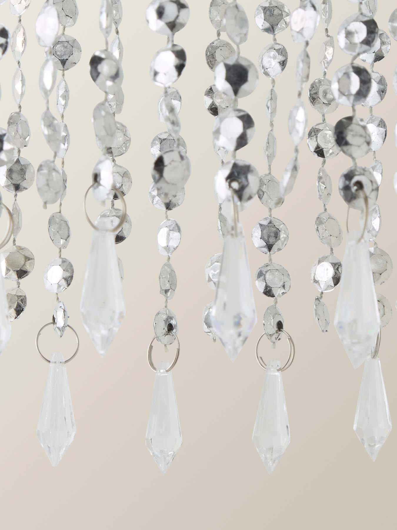  image of valuelights-chrome-bead-acrylic-pendant-shade