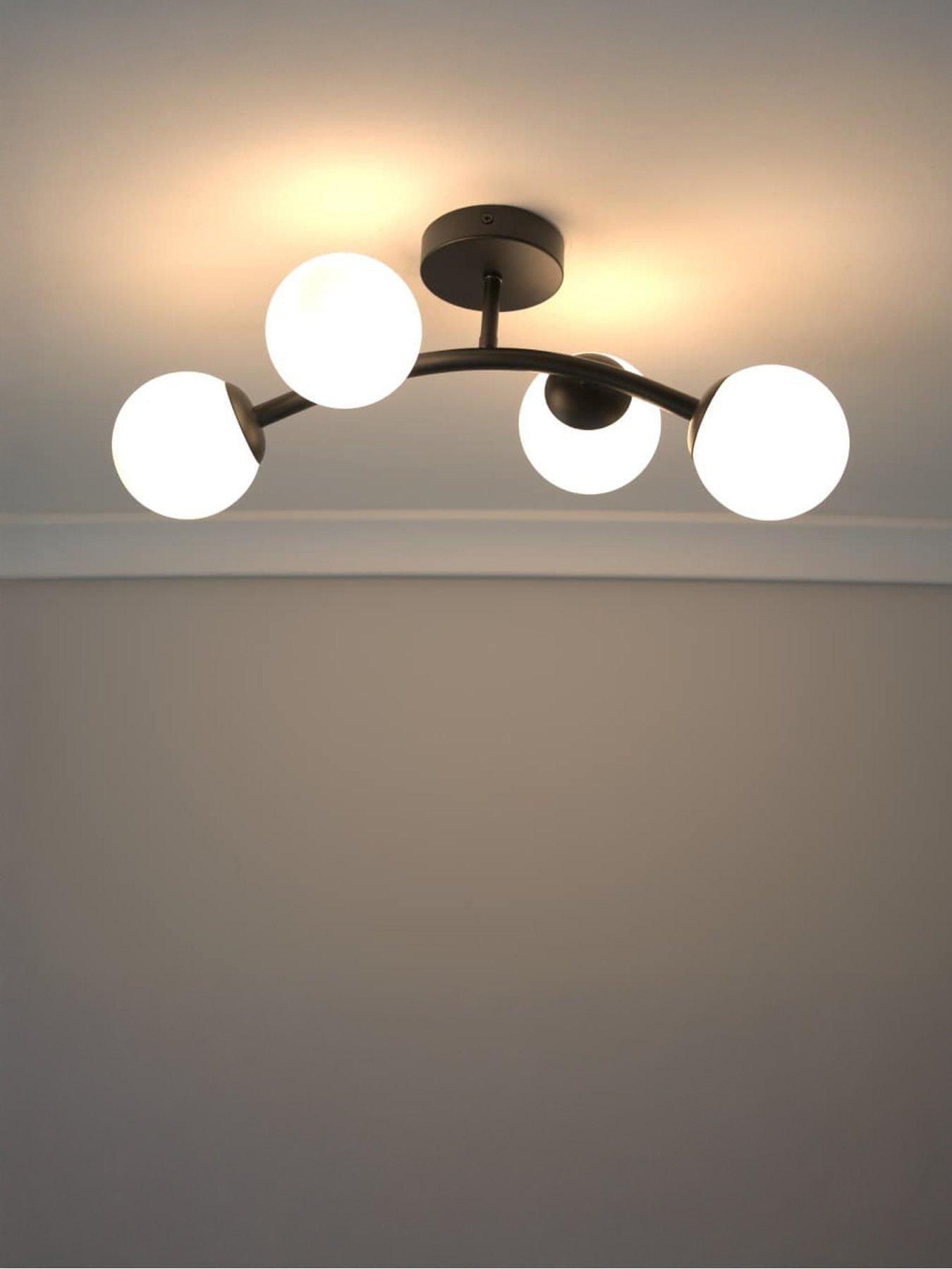  image of valuelights-jas-black-ceiling-light