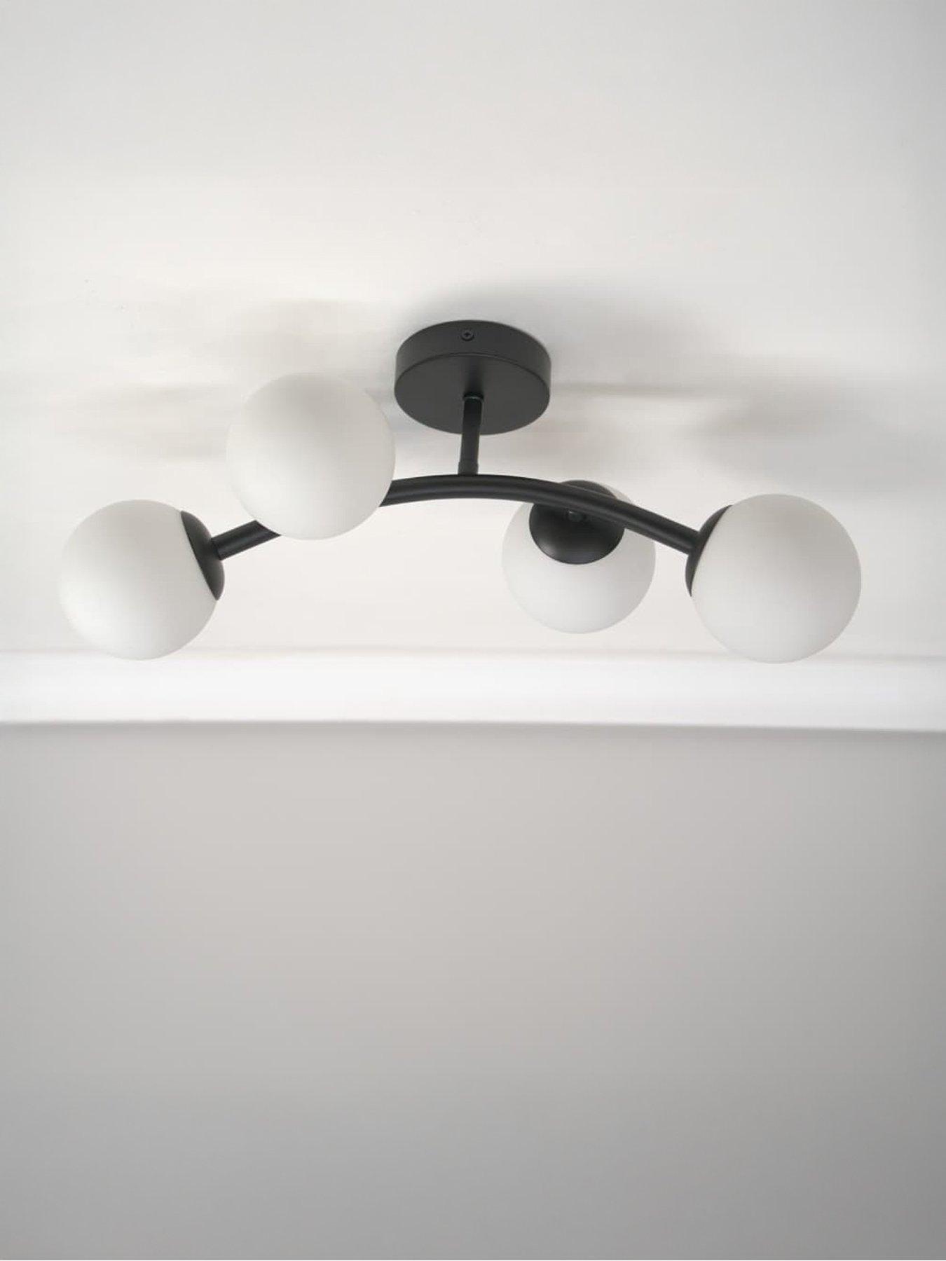  image of valuelights-jas-black-ceiling-light