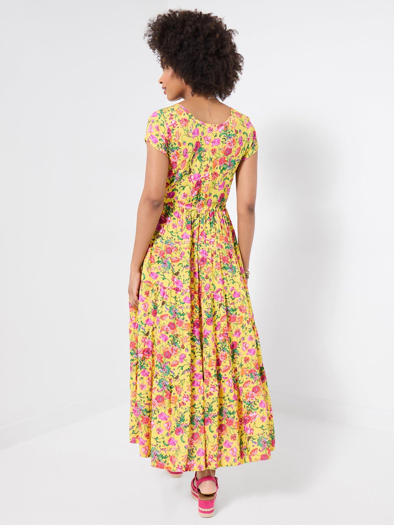 Image 2 of 5 of Joe Browns Camilla Petite Printed Maxi Dress - Yellow