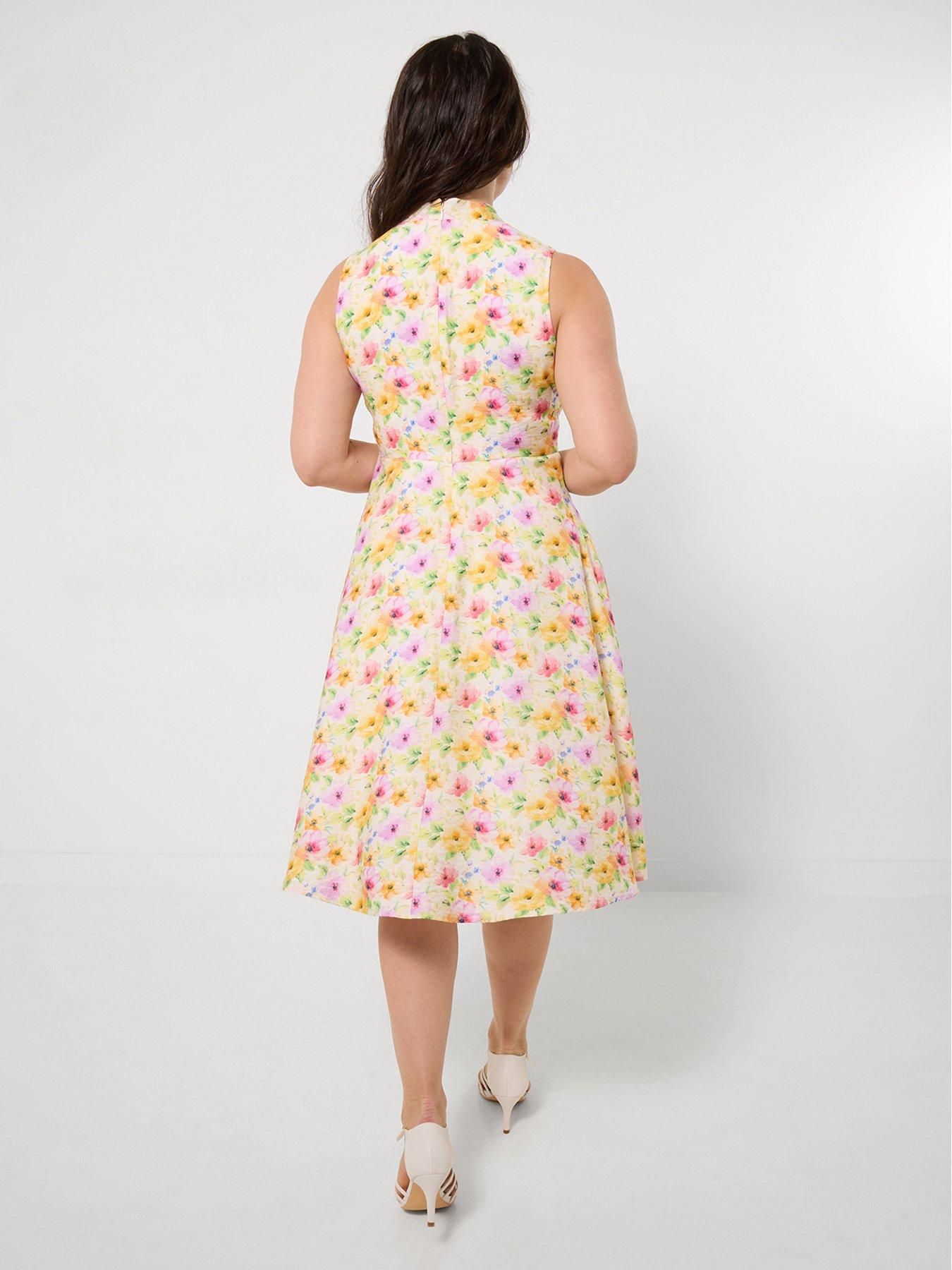 Joe Browns Flora Sleeveless Dress - Cream | Littlewoods