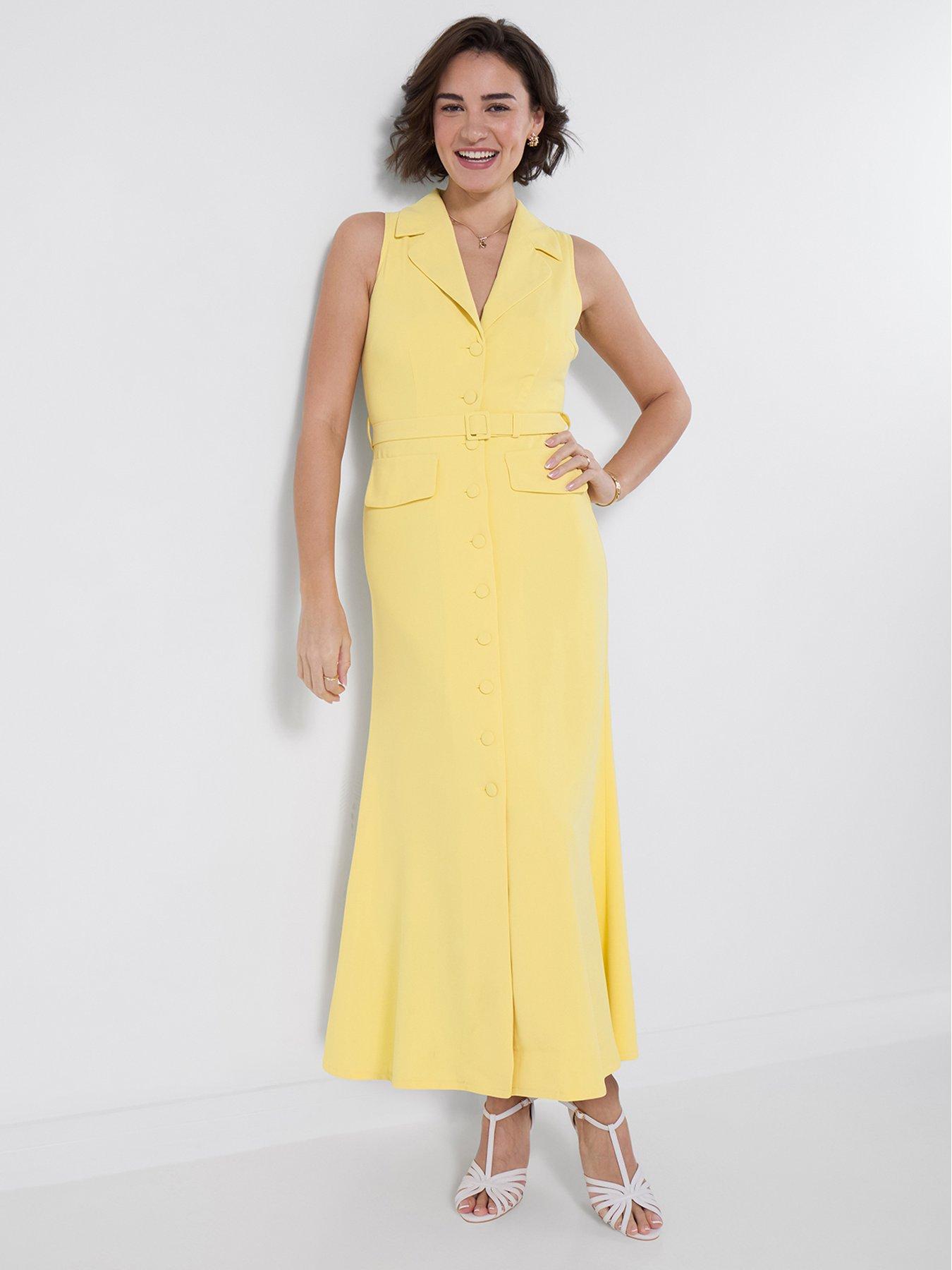 Image 5 of 6 of Joe Browns Riviera Button Through Dress - Yellow