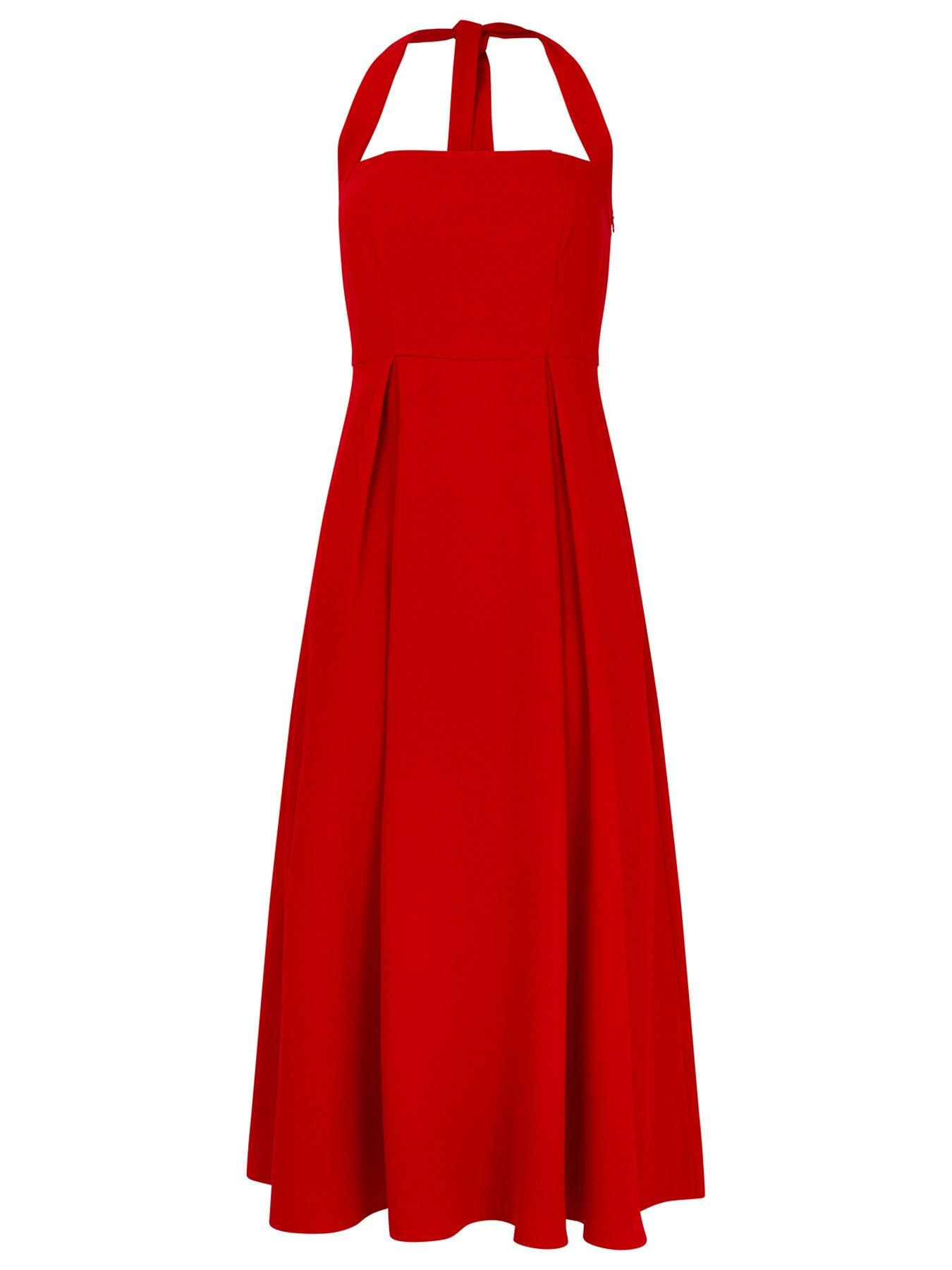 Image 6 of 6 of Joe Browns Ultimate Halter Neck Dress - Red