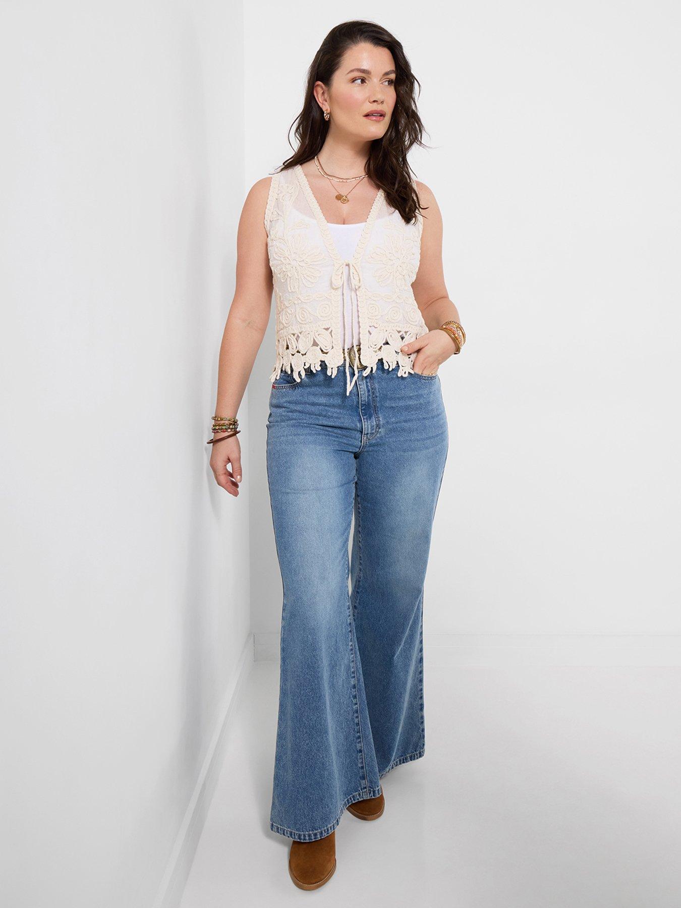  image of joe-browns-boho-vibes-waistcoat-cream