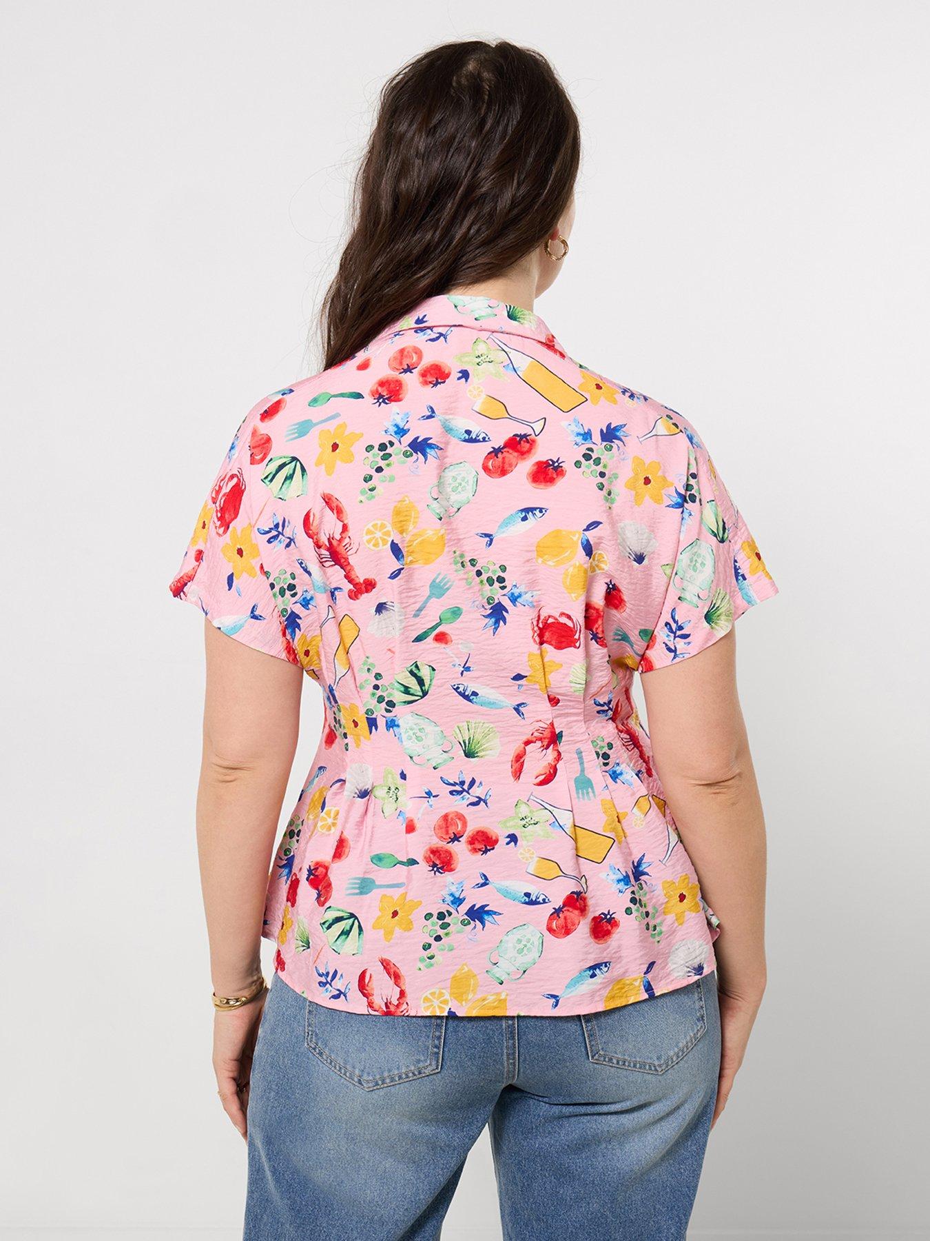  image of joe-browns-fun-in-the-sun-blouse-pink