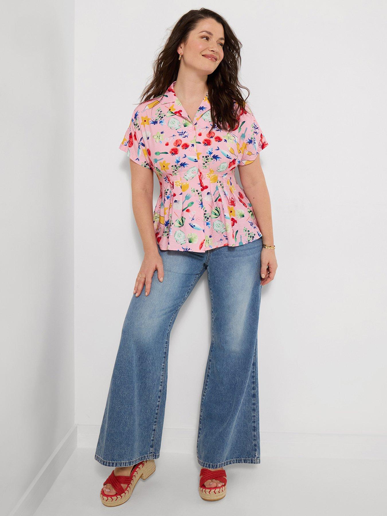  image of joe-browns-fun-in-the-sun-blouse-pink