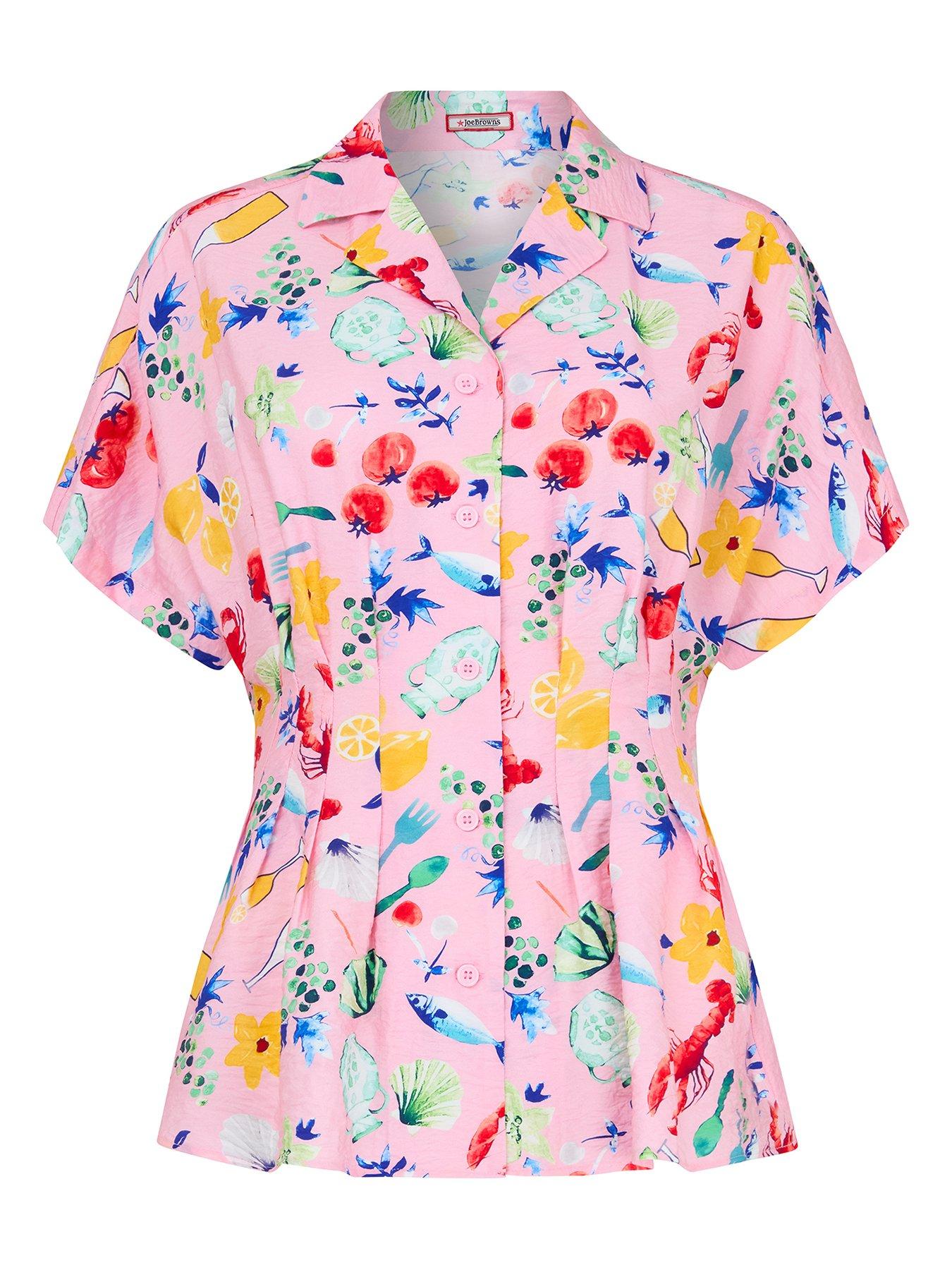  image of joe-browns-fun-in-the-sun-blouse-pink