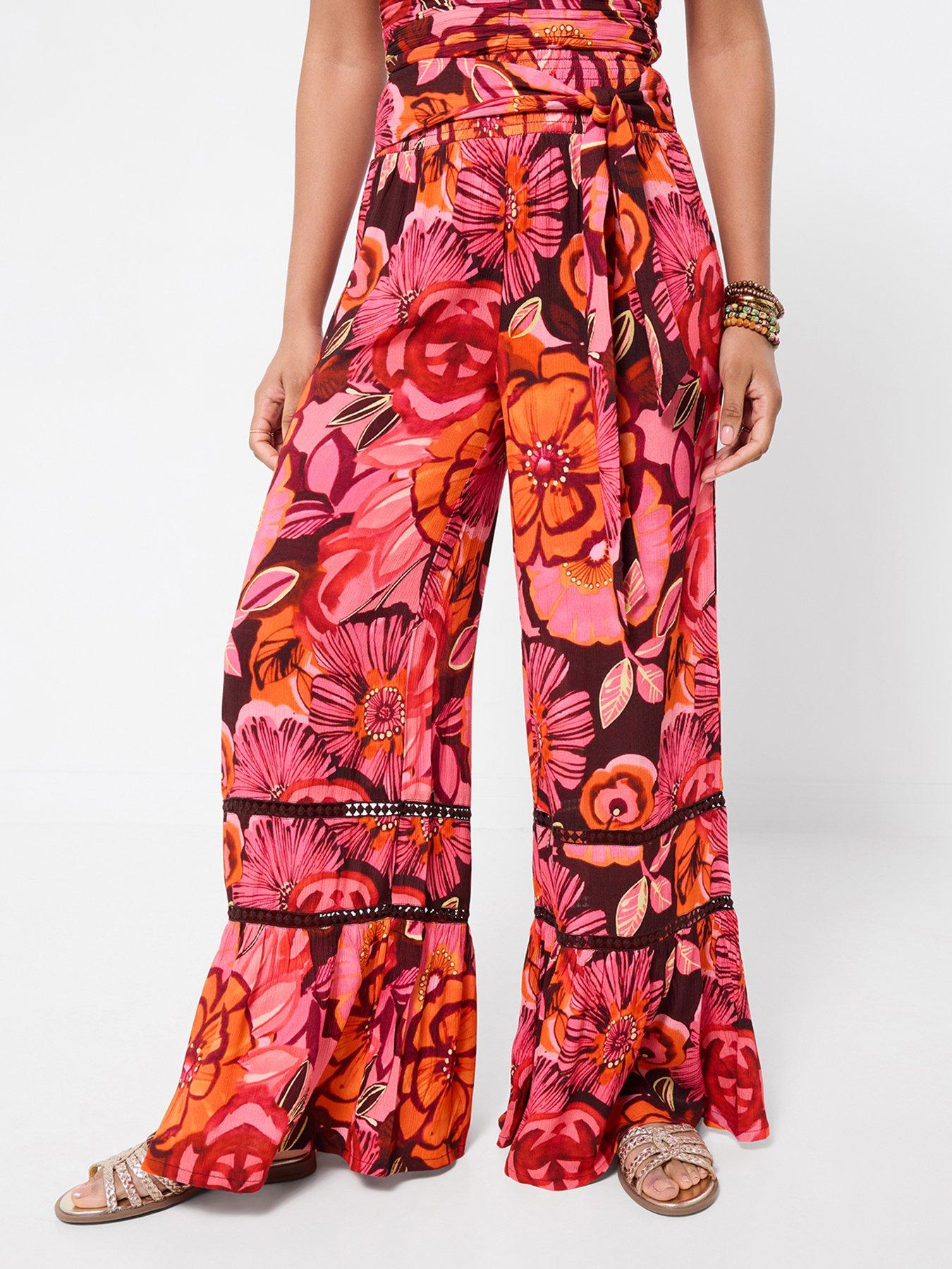 Joe Browns Fabulous Floral Wide Leg Trousers