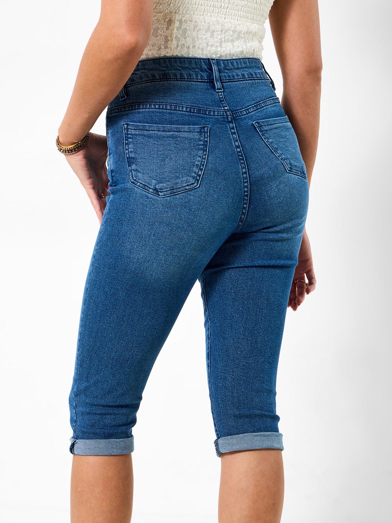 Image 2 of 7 of Joe Browns Lexie Denim Capri Pants - Blue