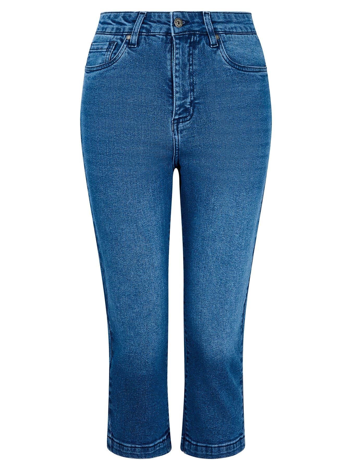 Image 7 of 7 of Joe Browns Lexie Denim Capri Pants - Blue