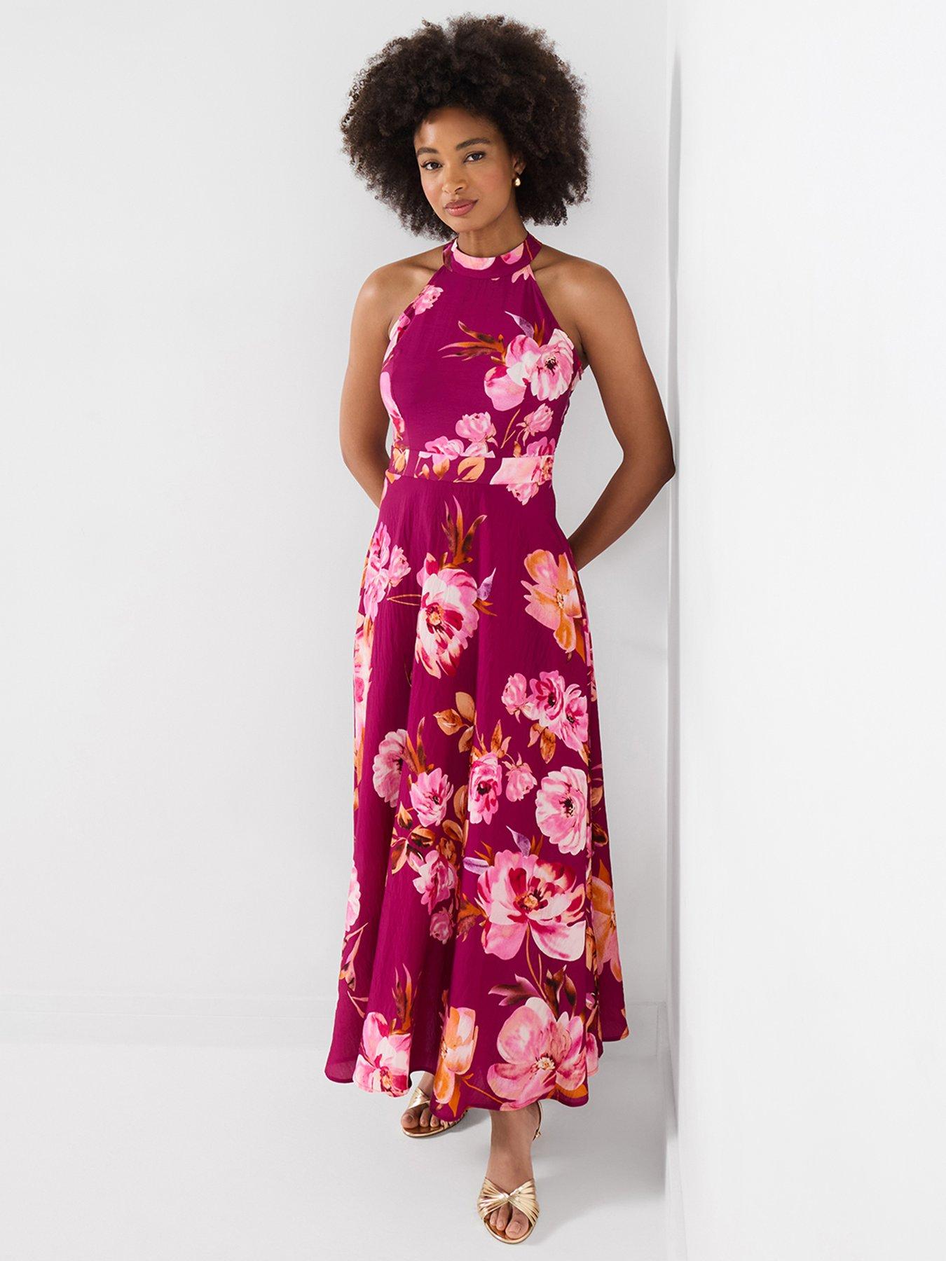 Joe Browns Lulu Floral Halter Neck Dress