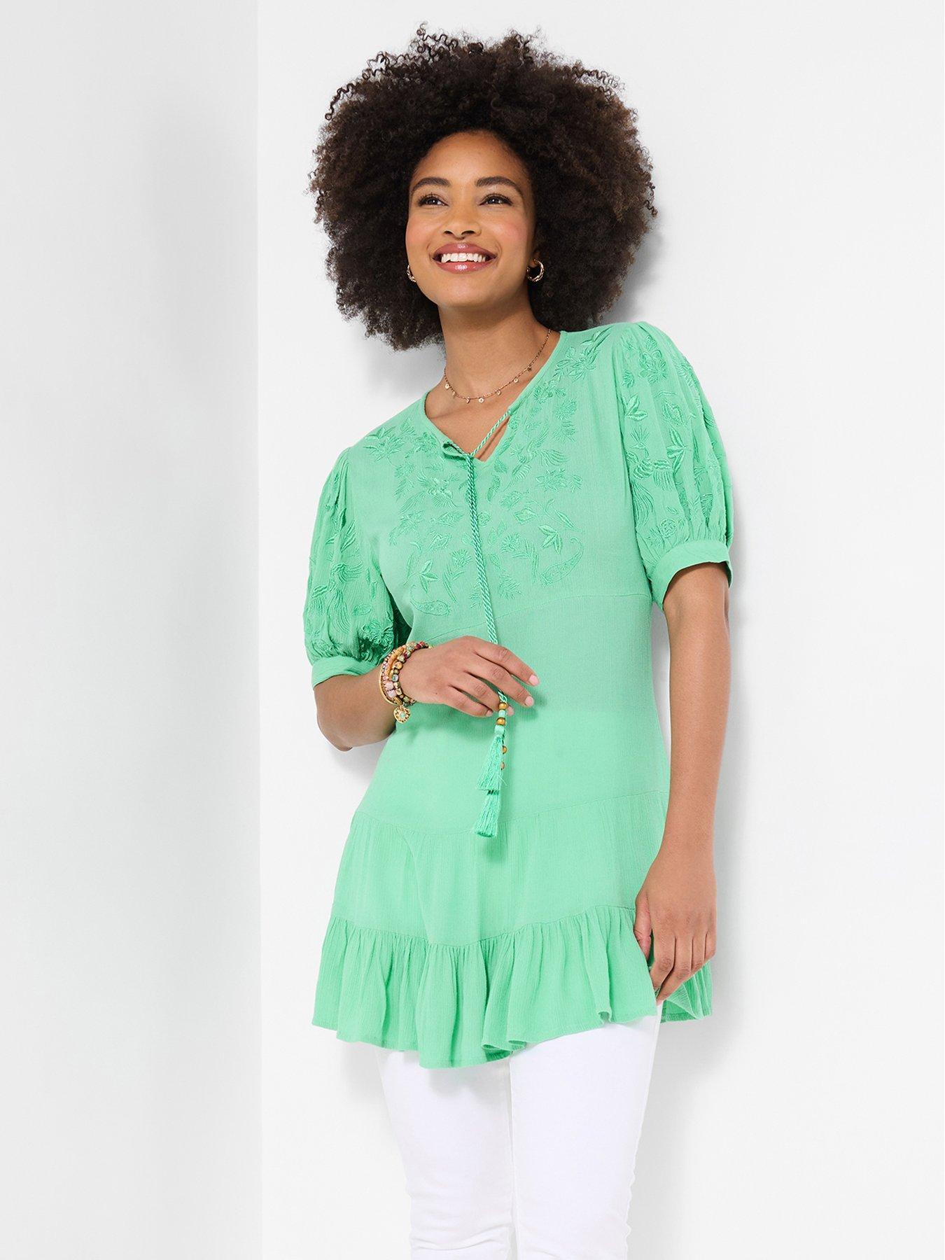 Joe Browns With Envy Tunic Dress - Green