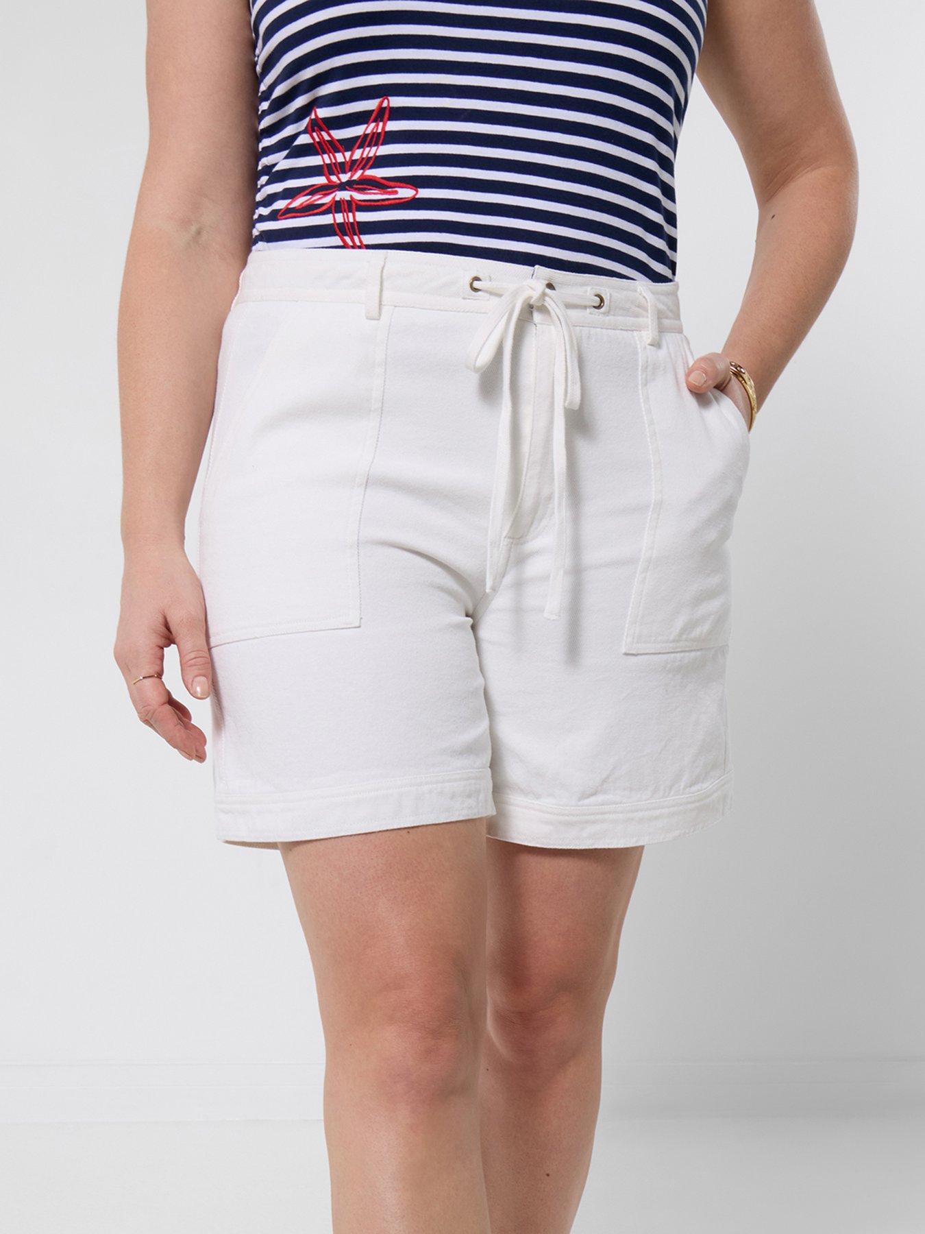 front image of joe-browns-celine-denim-cargo-shorts