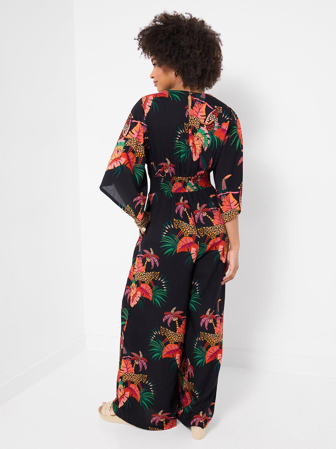 Image 2 of 5 of Joe Browns Tropical Paradise Jumpsuit - Black
