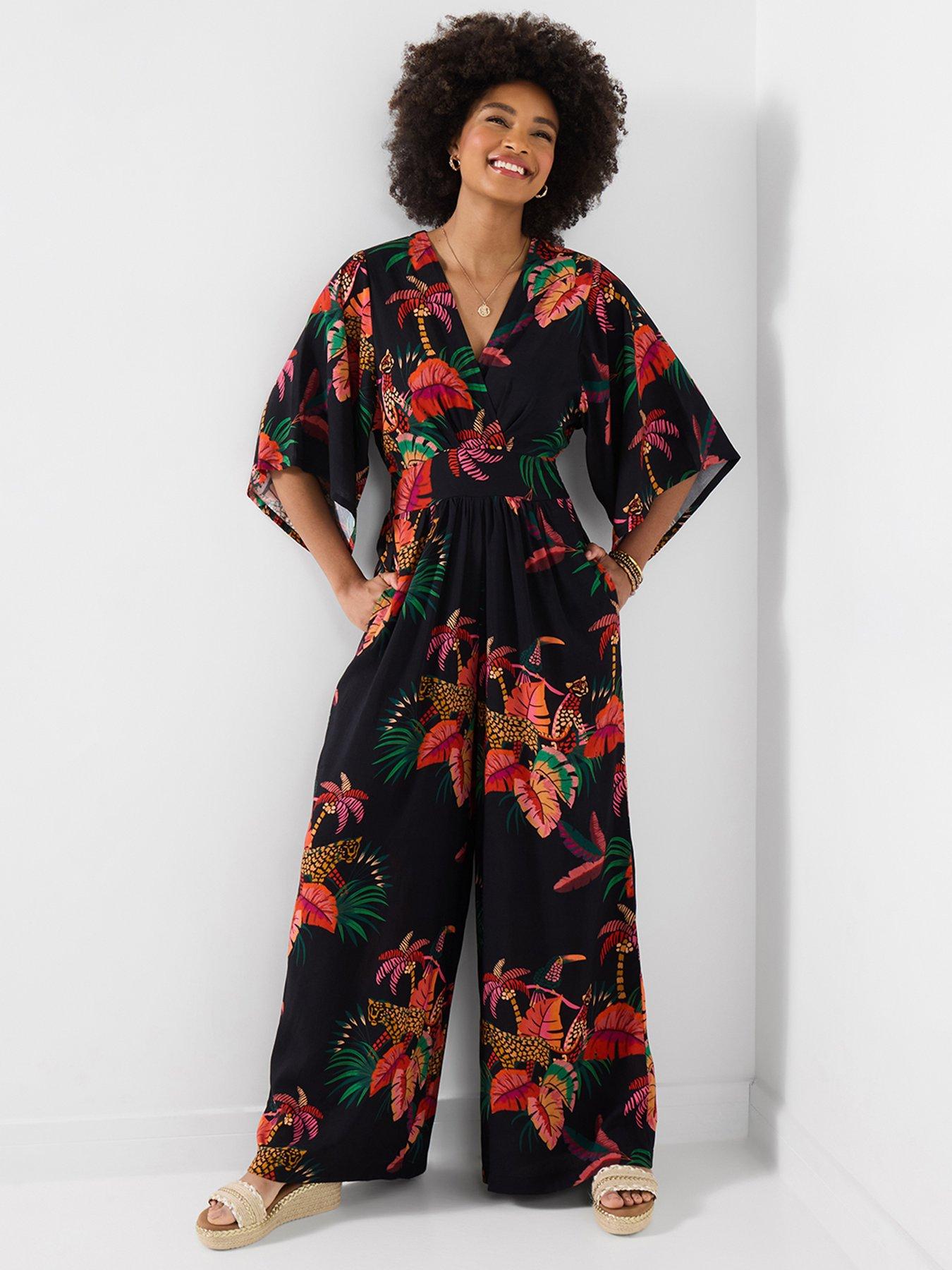 Image 3 of 5 of Joe Browns Tropical Paradise Jumpsuit - Black