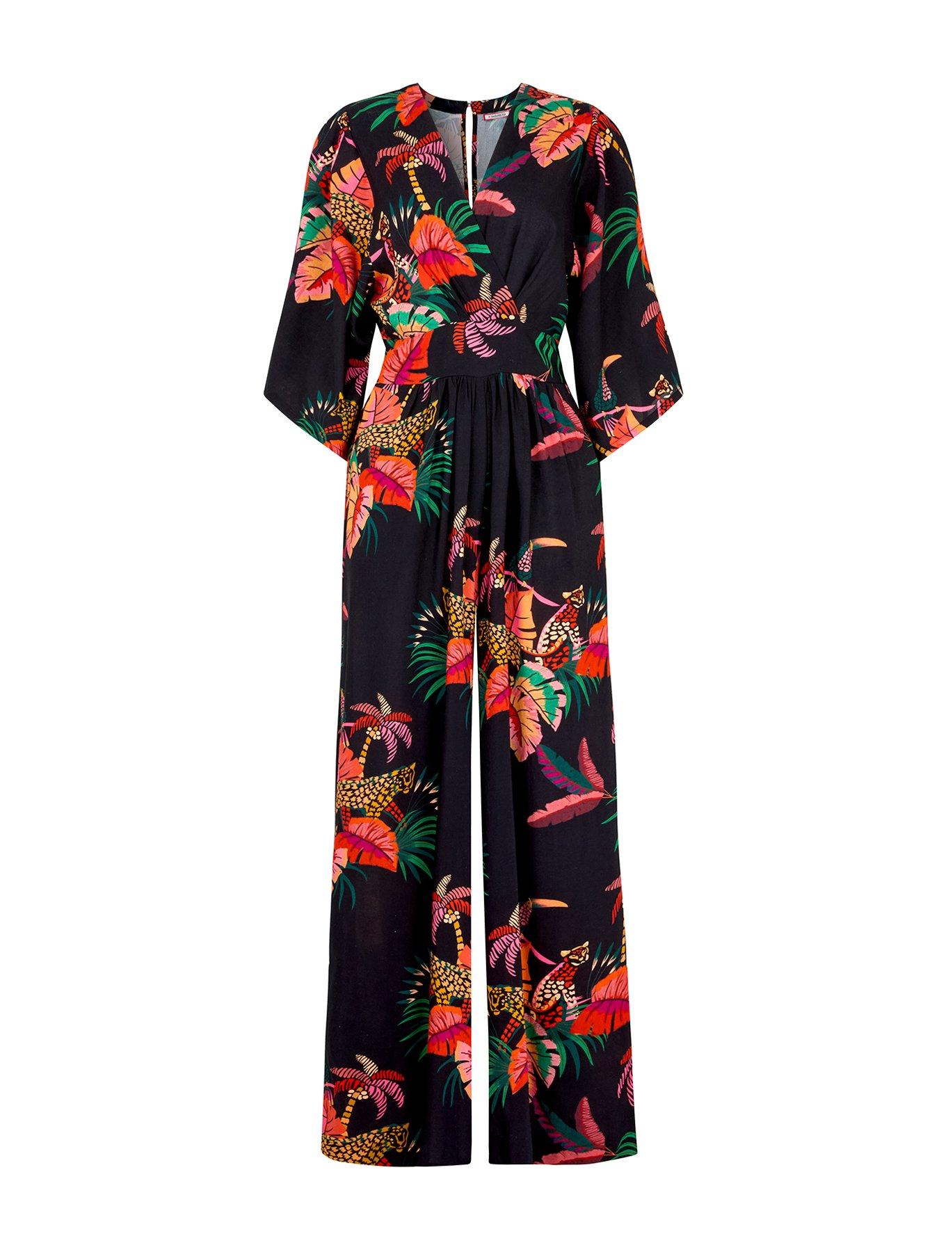 Image 5 of 5 of Joe Browns Tropical Paradise Jumpsuit - Black