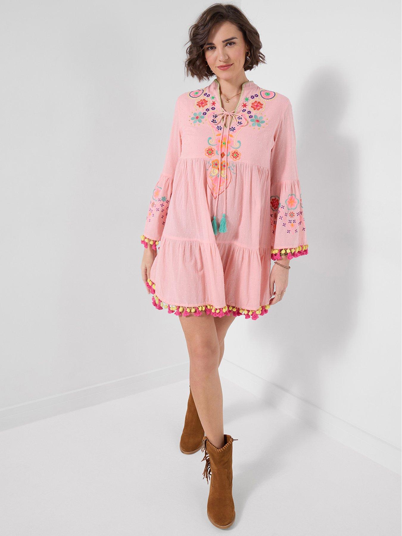 Image 1 of 6 of Joe Browns Delightful Doby Tunic Dress
