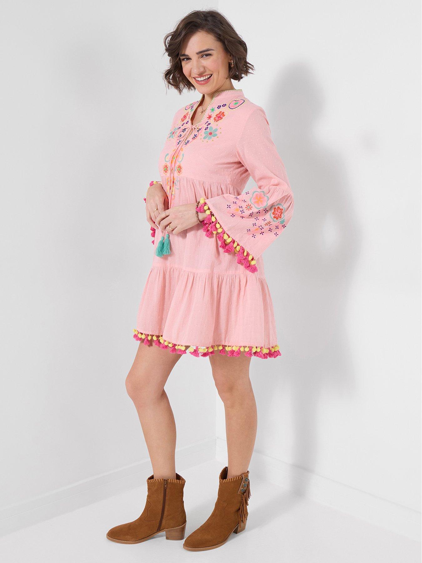 Image 3 of 6 of Joe Browns Delightful Doby Tunic Dress