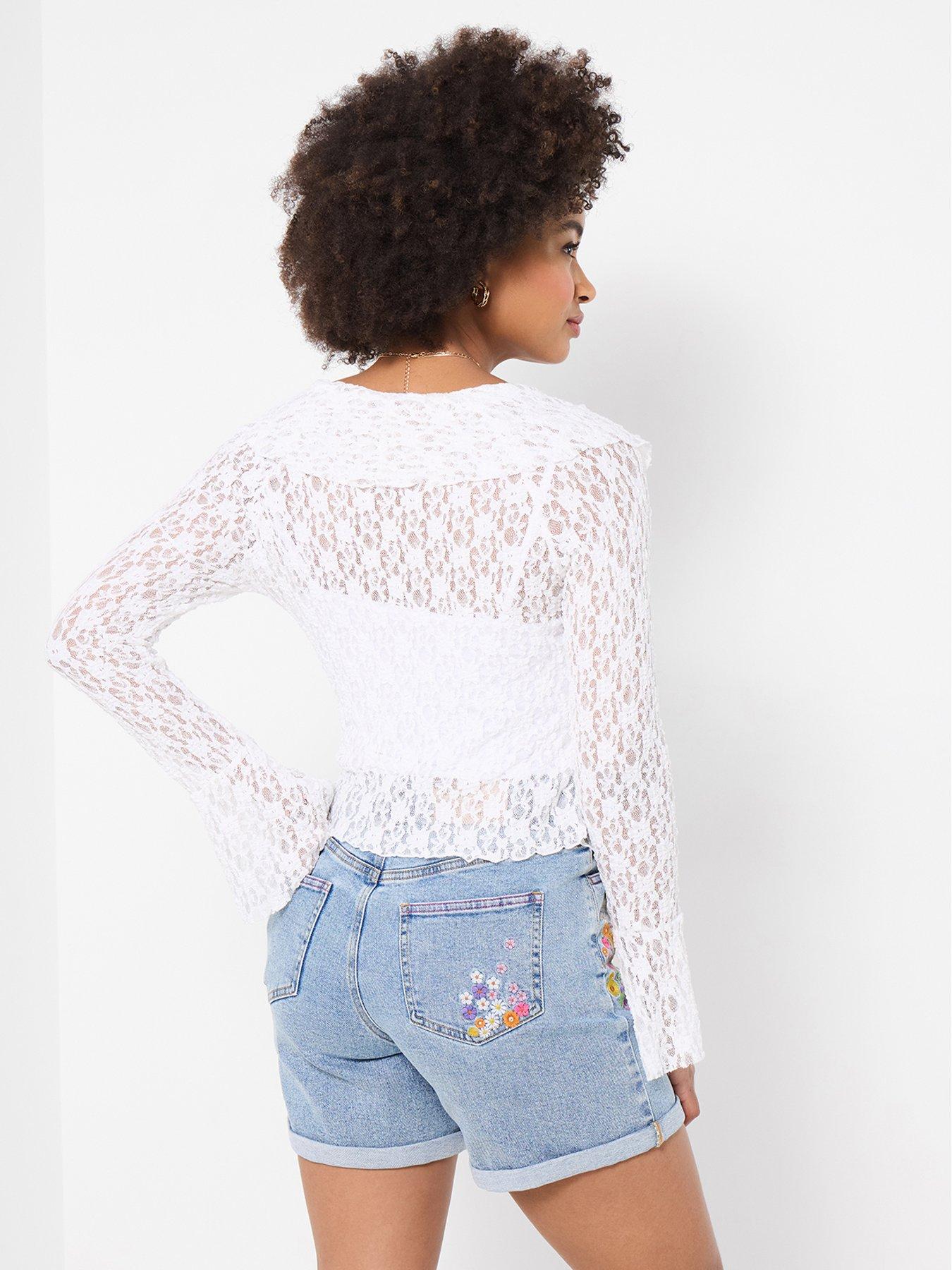 Image 2 of 5 of Joe Browns Loretta Lace Button Through Top