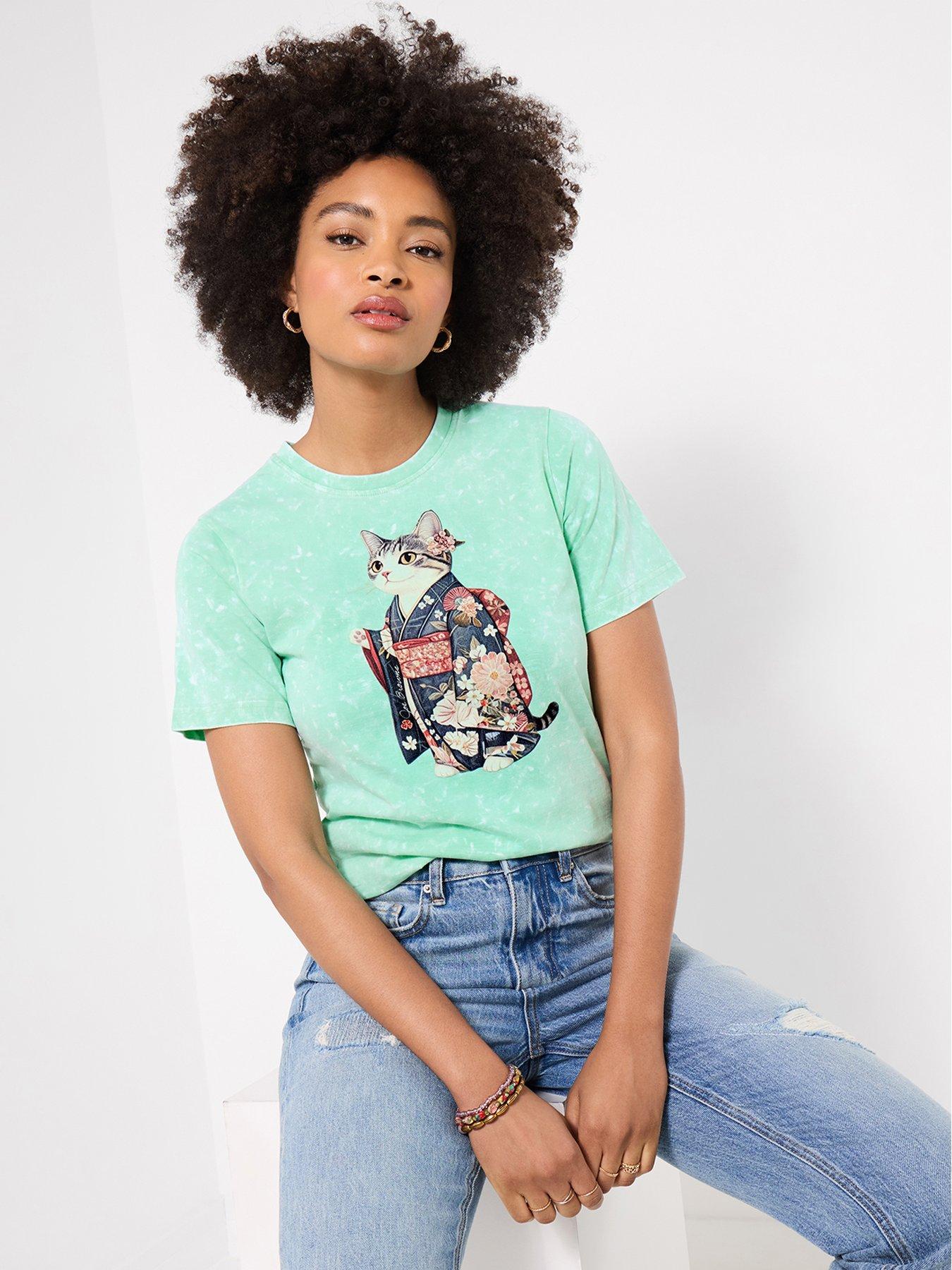 Image 3 of 5 of Joe Browns Cool Cat T-shirt - Blue