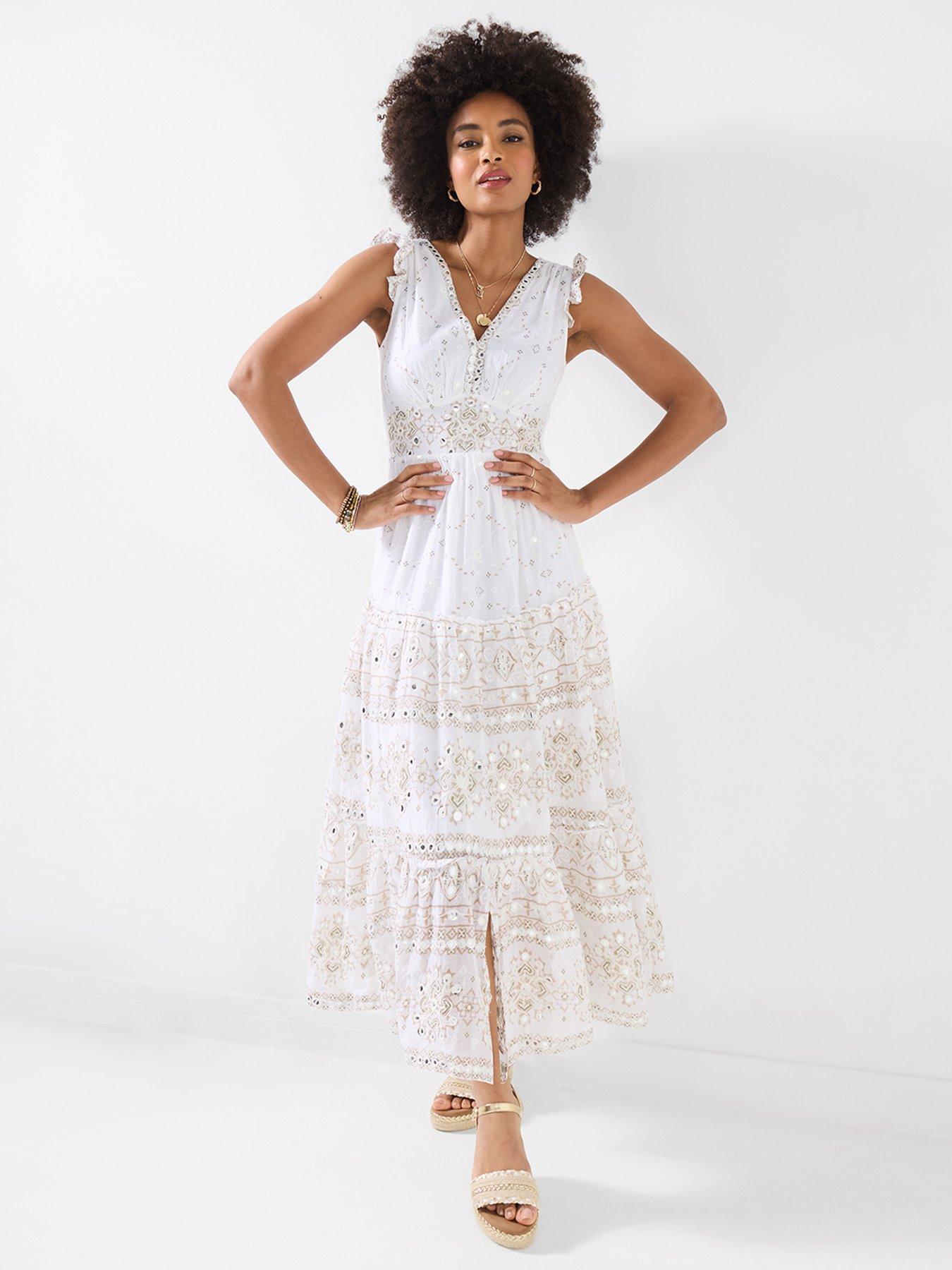 Joe Browns Reflections Of Summer Maxi Dress - White