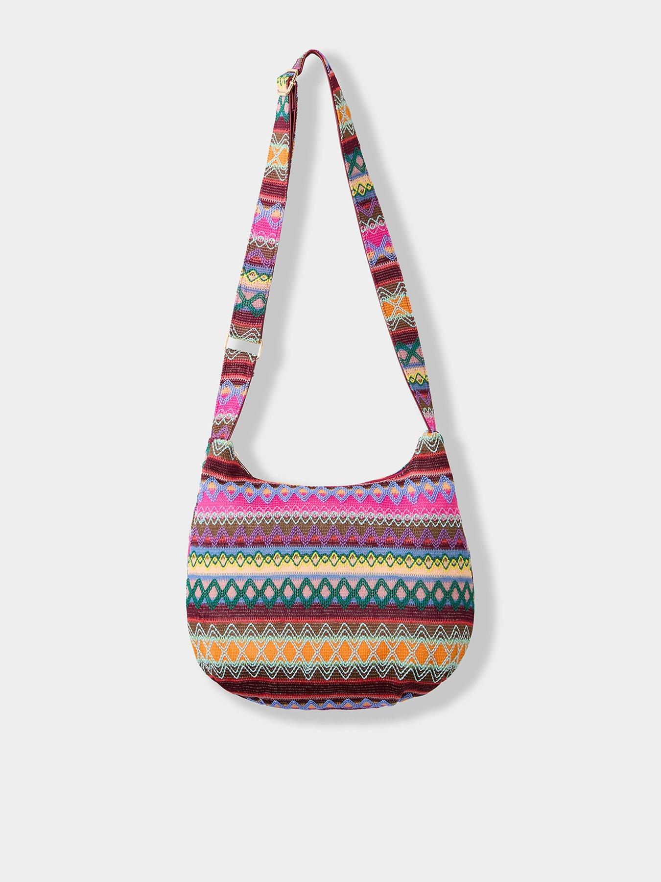Image 1 of 3 of Joe Browns Sunset Stitch Boho Bag