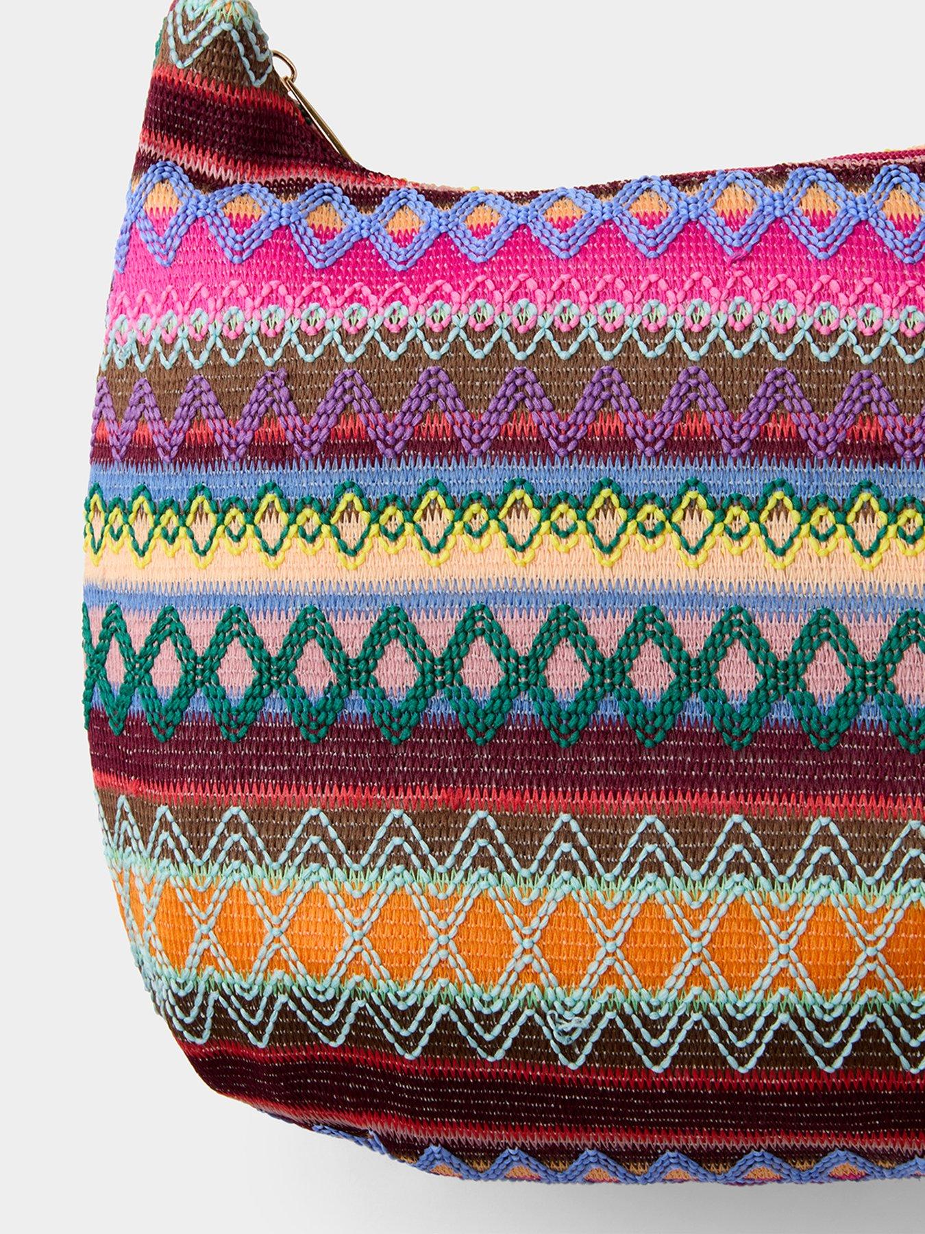 Image 2 of 3 of Joe Browns Sunset Stitch Boho Bag