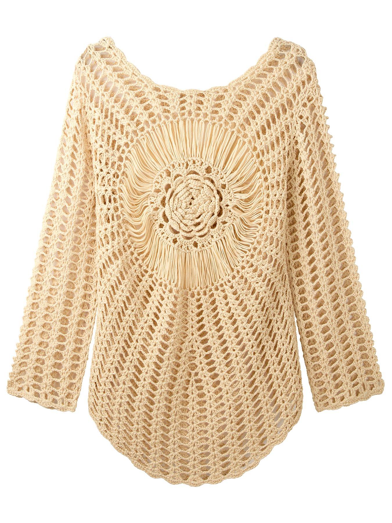  image of joe-browns-beautifully-boho-crochet-top-cream