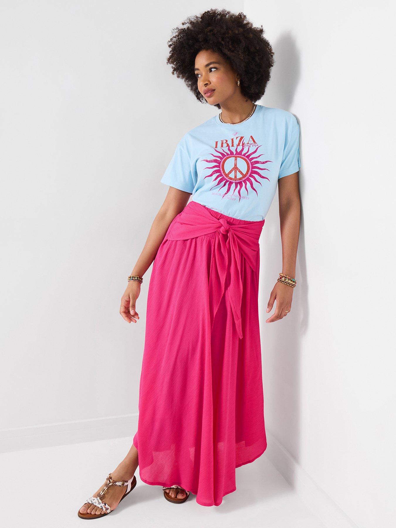 Joe Browns Beach Days Tie Front Skirt