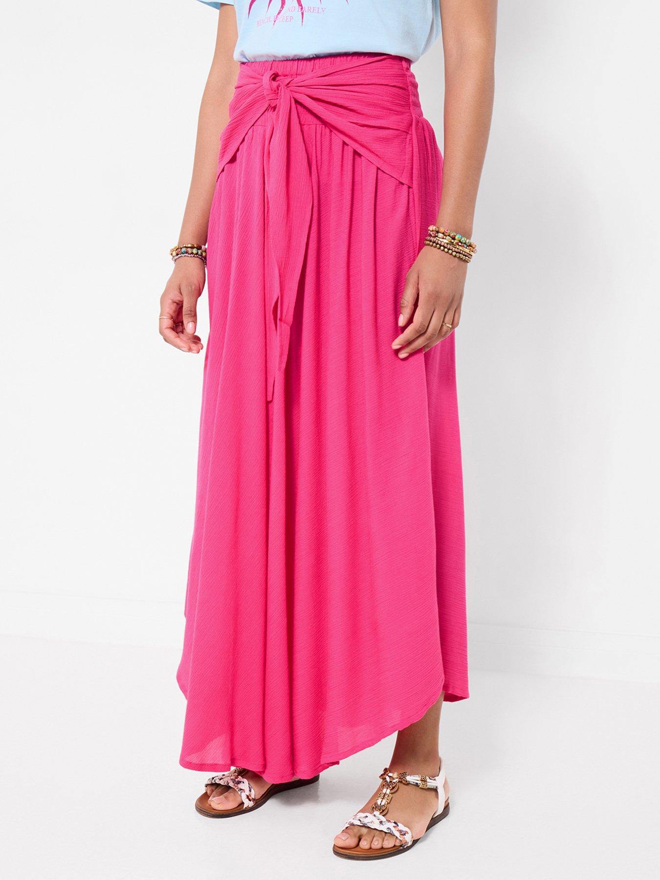 Image 2 of 5 of Joe Browns Beach Days Tie Front Skirt - Pink