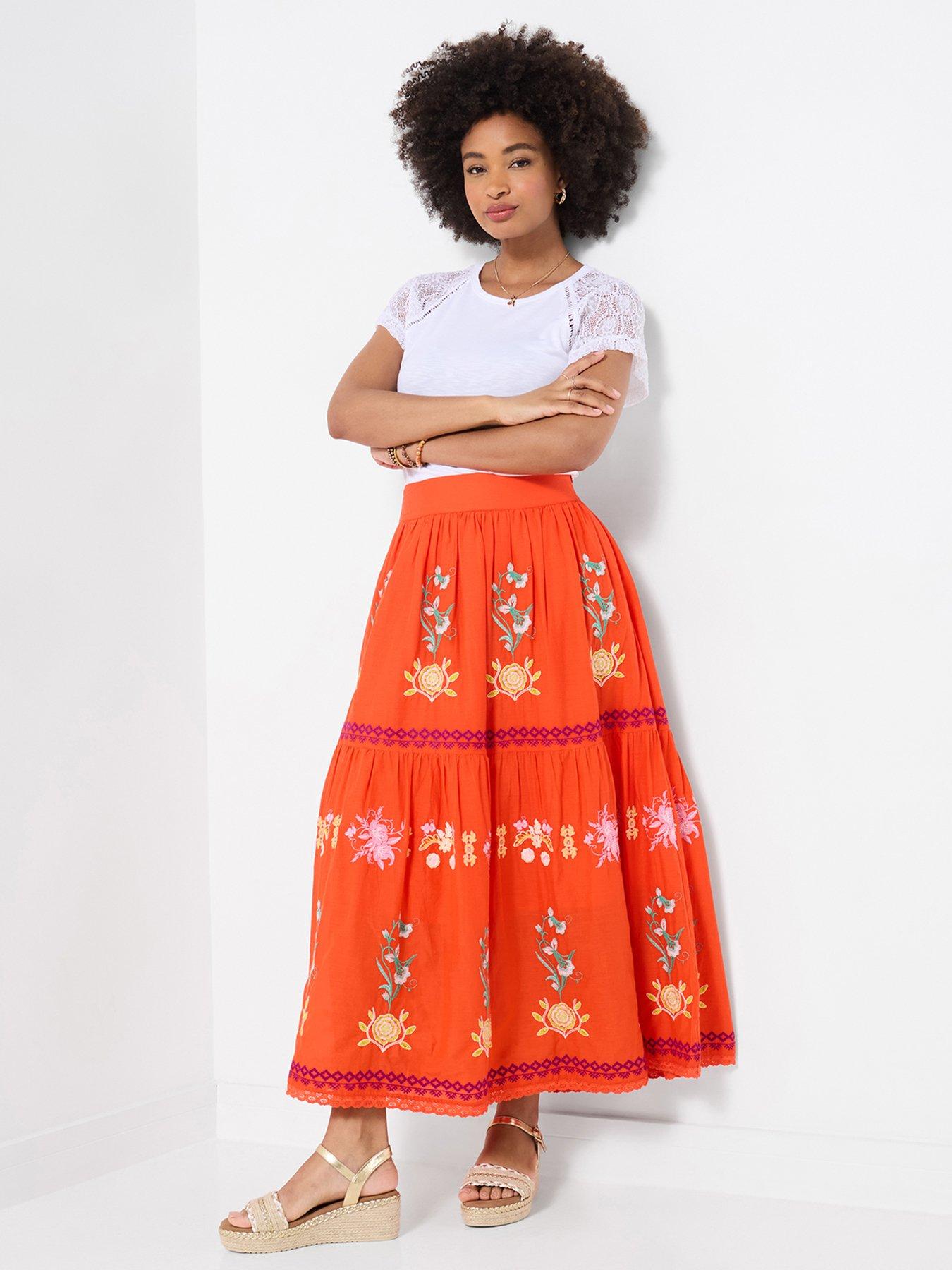 Joe Browns Remarkable Embroidered Maxi Skirt