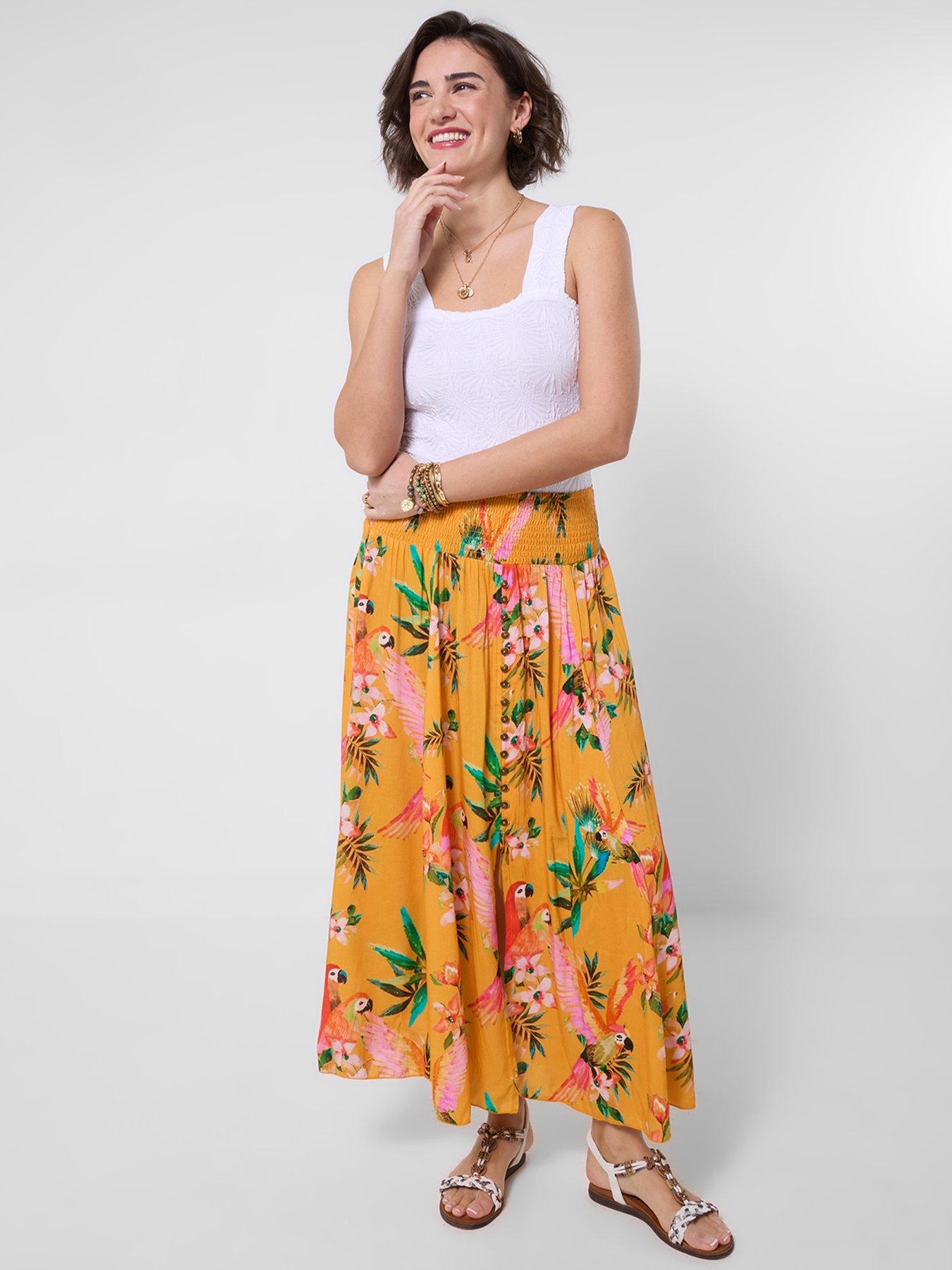 Image 4 of 6 of Joe Browns Perfect Paradise Button Front Maxi Skirt