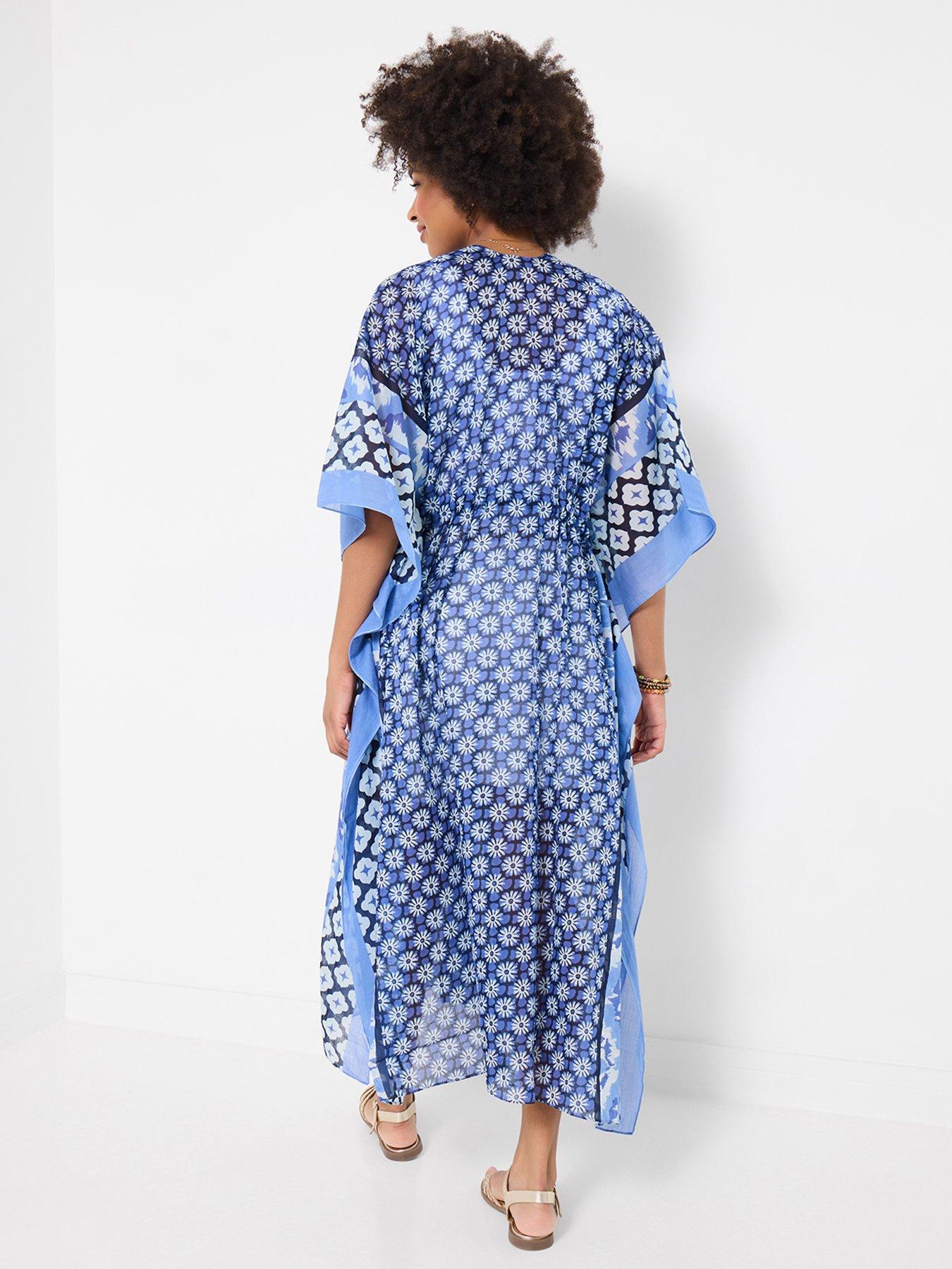 Image 3 of 5 of Joe Browns Beautiful In Blue Patterned Cover Up