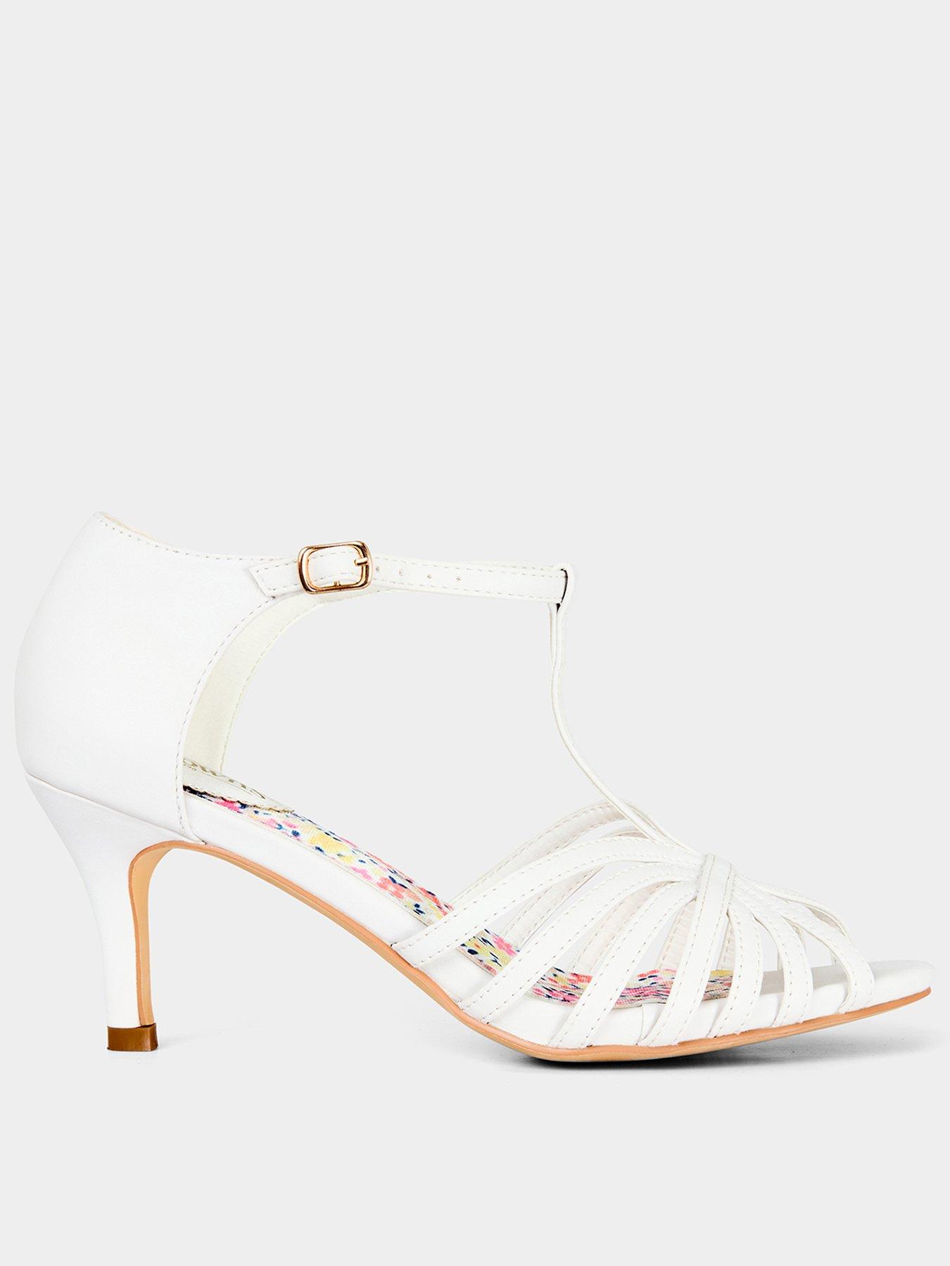 Joe Browns Perfect Day Vintage Style Shoes - White