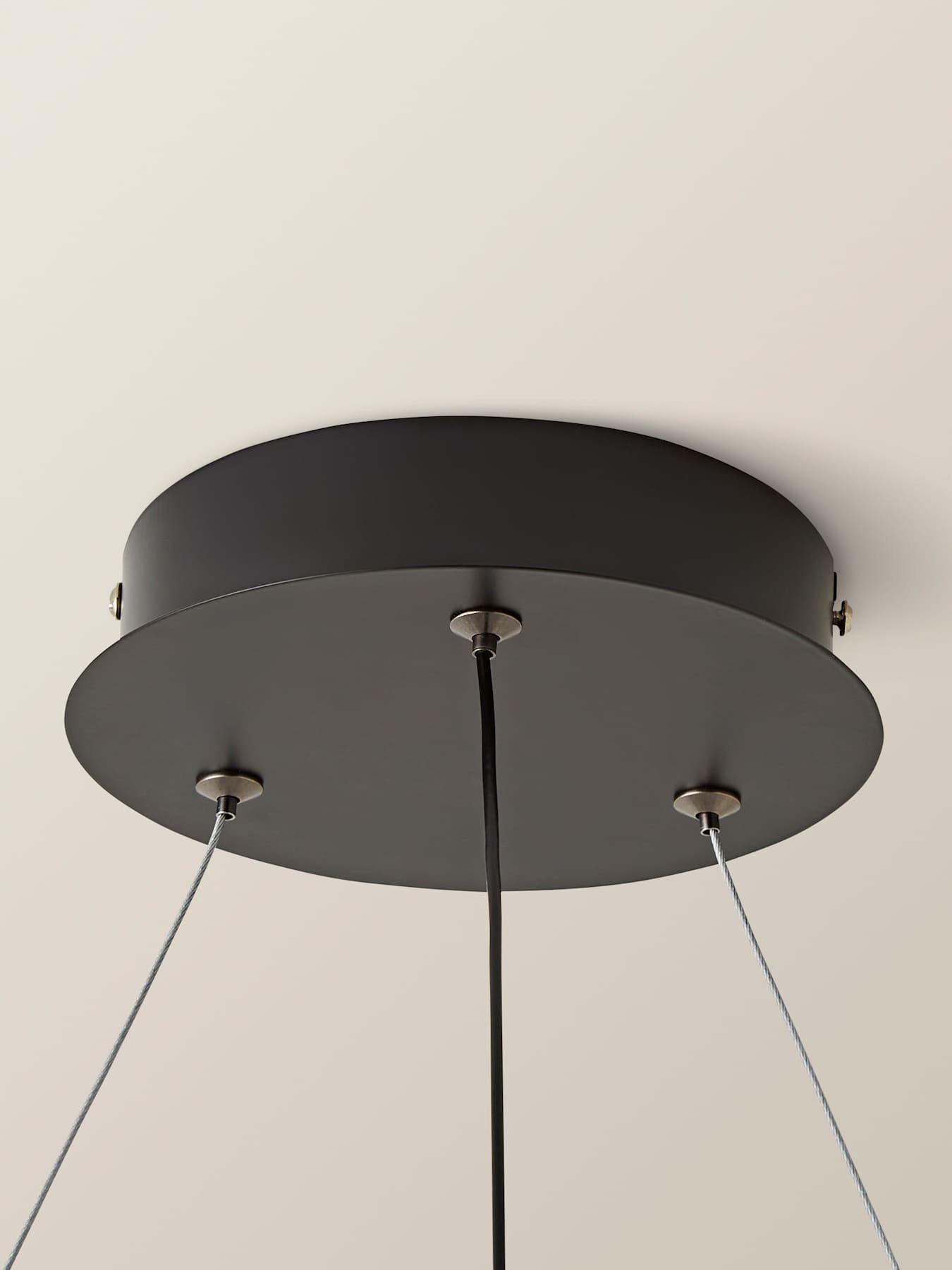  image of valuelights-infinity-black-loop-integrated-led-ceiling-light