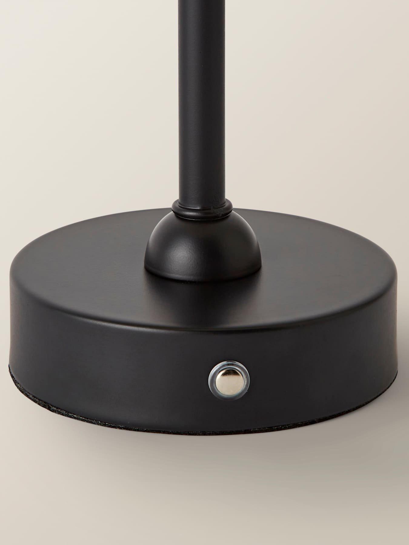  image of valuelights-lowe-matt-black-rechargeable-led-portable-table-lamp