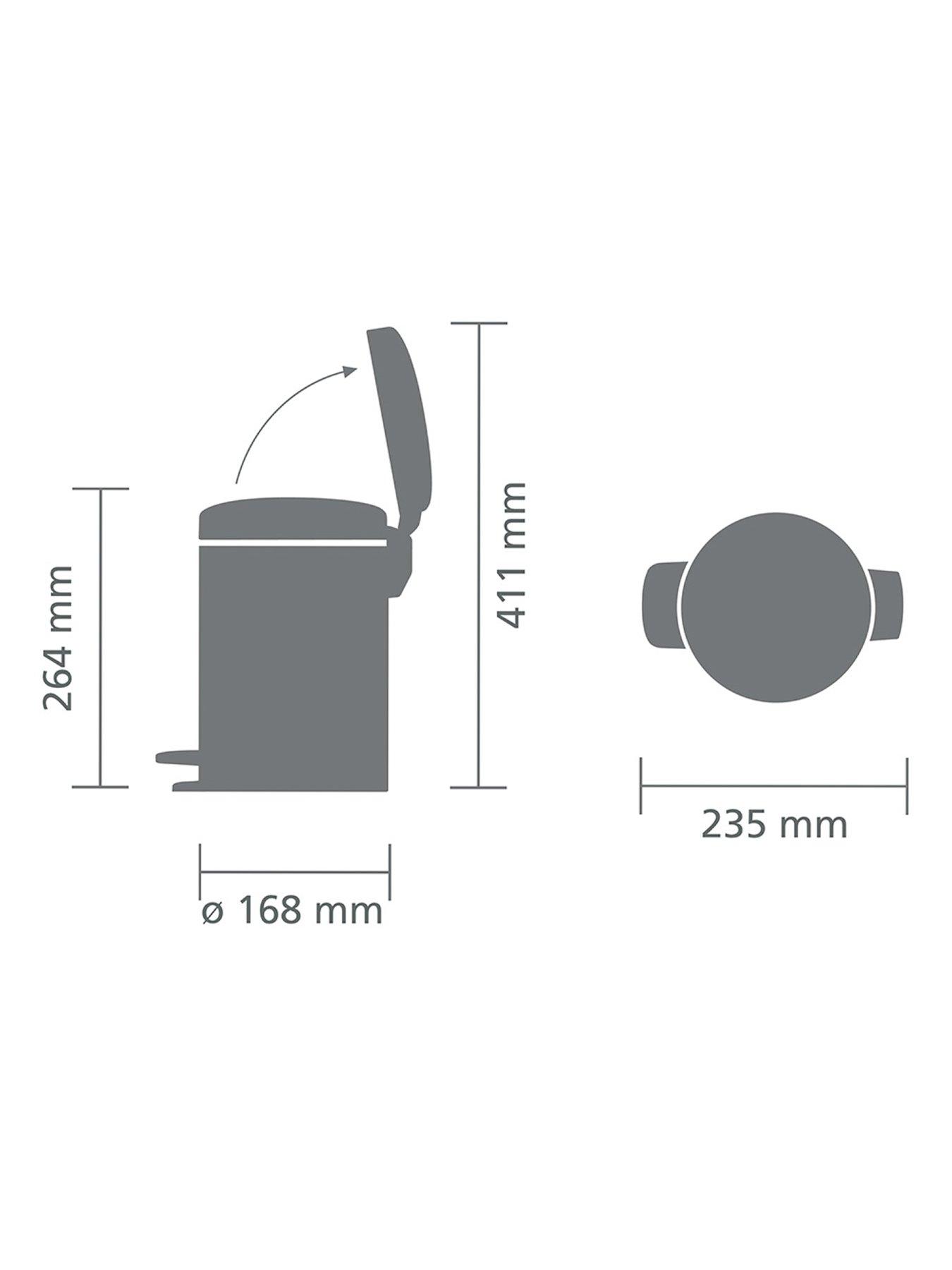 Image 7 of 7 of Brabantia Pedal Bin Newicon, 3l