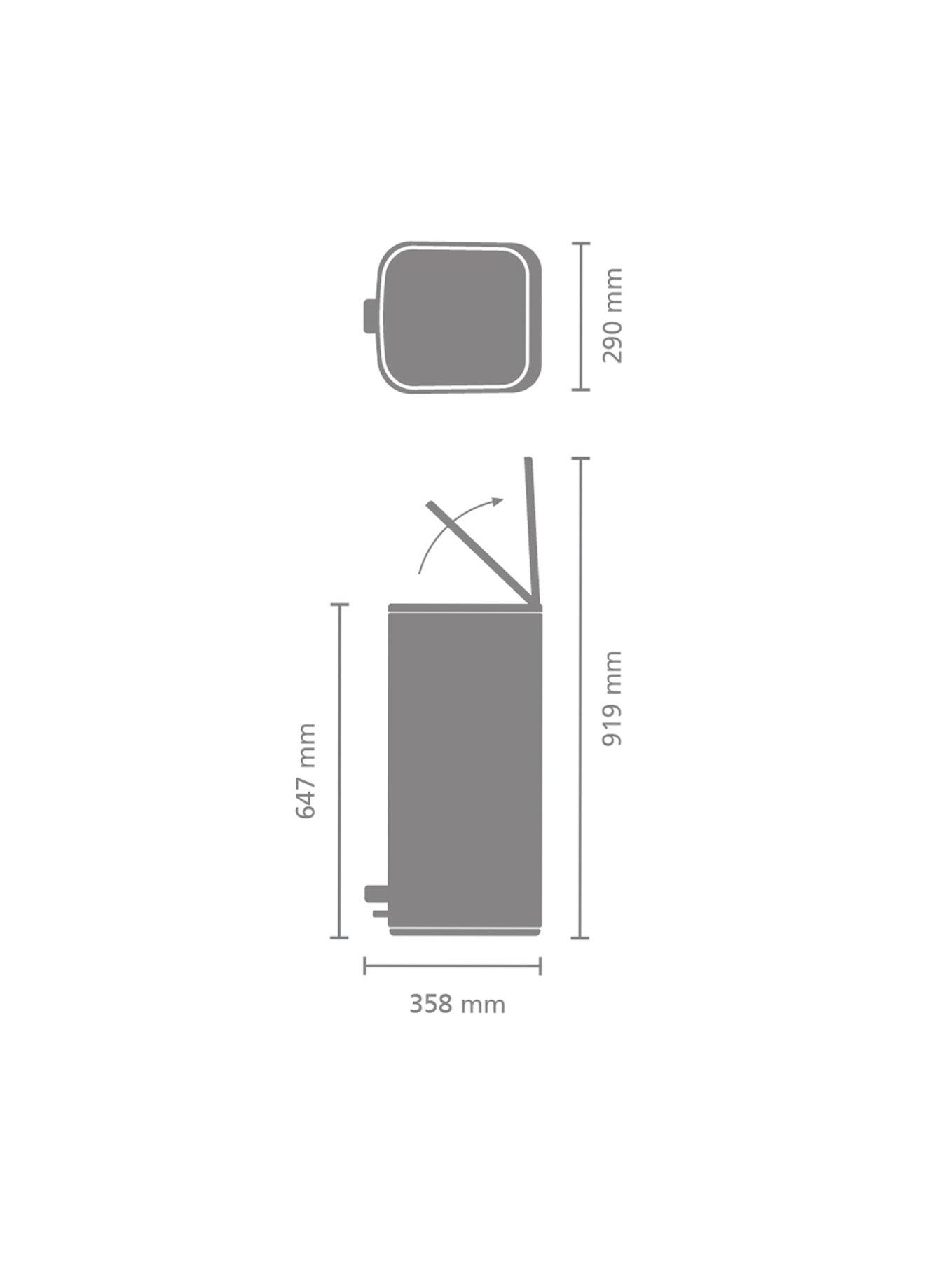 Image 6 of 6 of Brabantia Bo Pedal Bin 30l