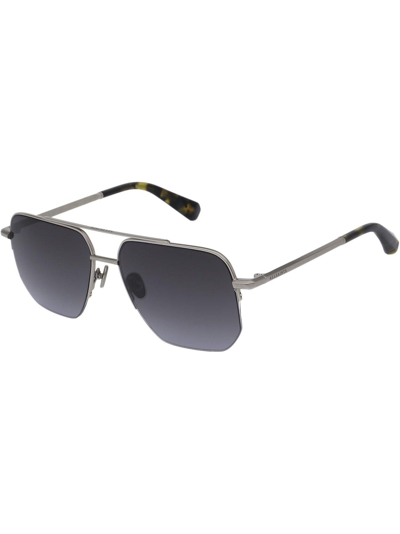 image of allsaints-kai-silver-sunglasses