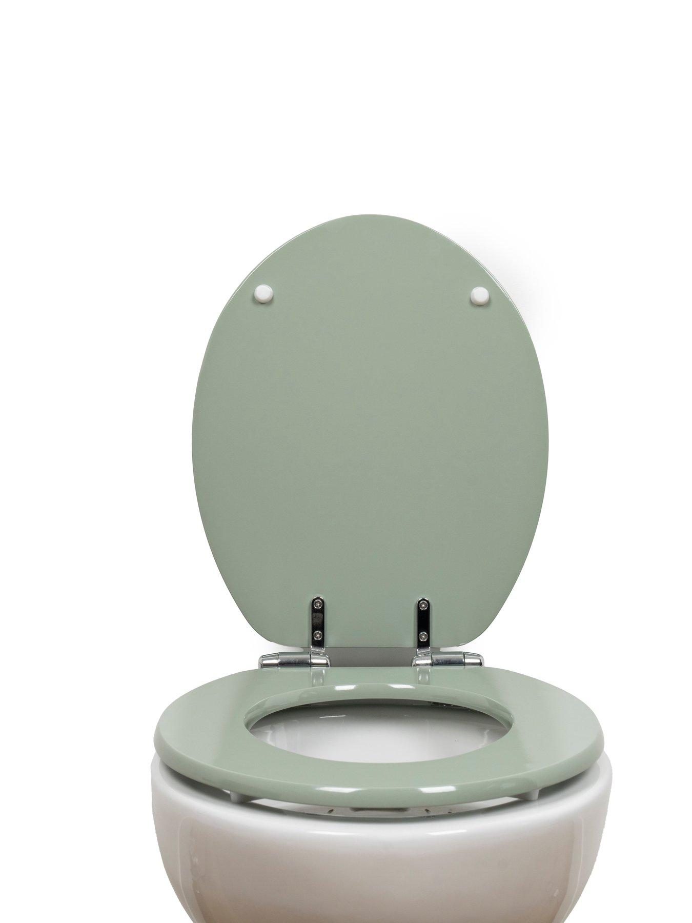 Image 5 of 5 of AQUALONA Tongue &amp; Groove Toilet Seat Sage